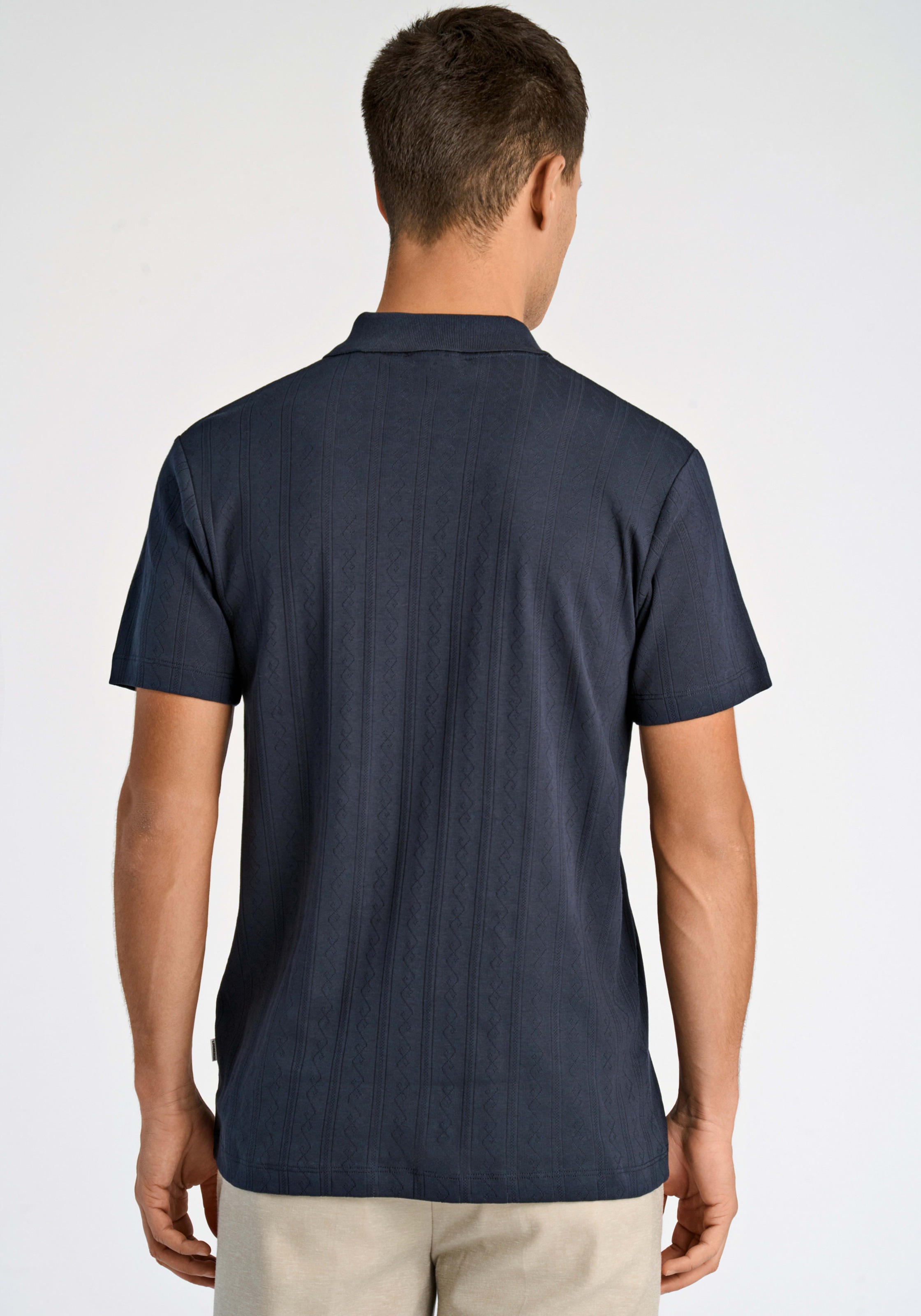 LINDBERGH Polo polo d'été avec fine structure tricotée