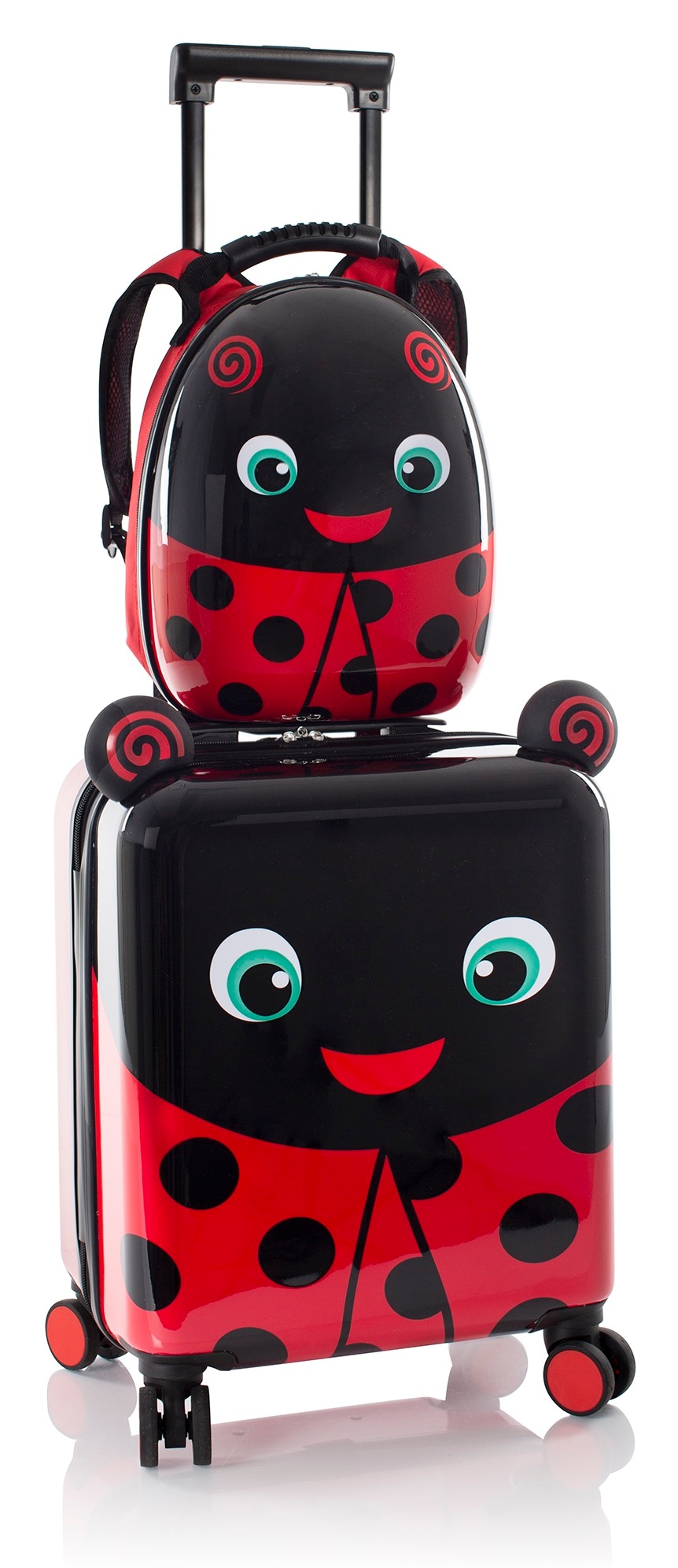 Heys Set de valises »Super Tots, 46 cm, Marienkäfer« Heys x Joachim Llambi Kindertrolley Kinder Reisegepäck