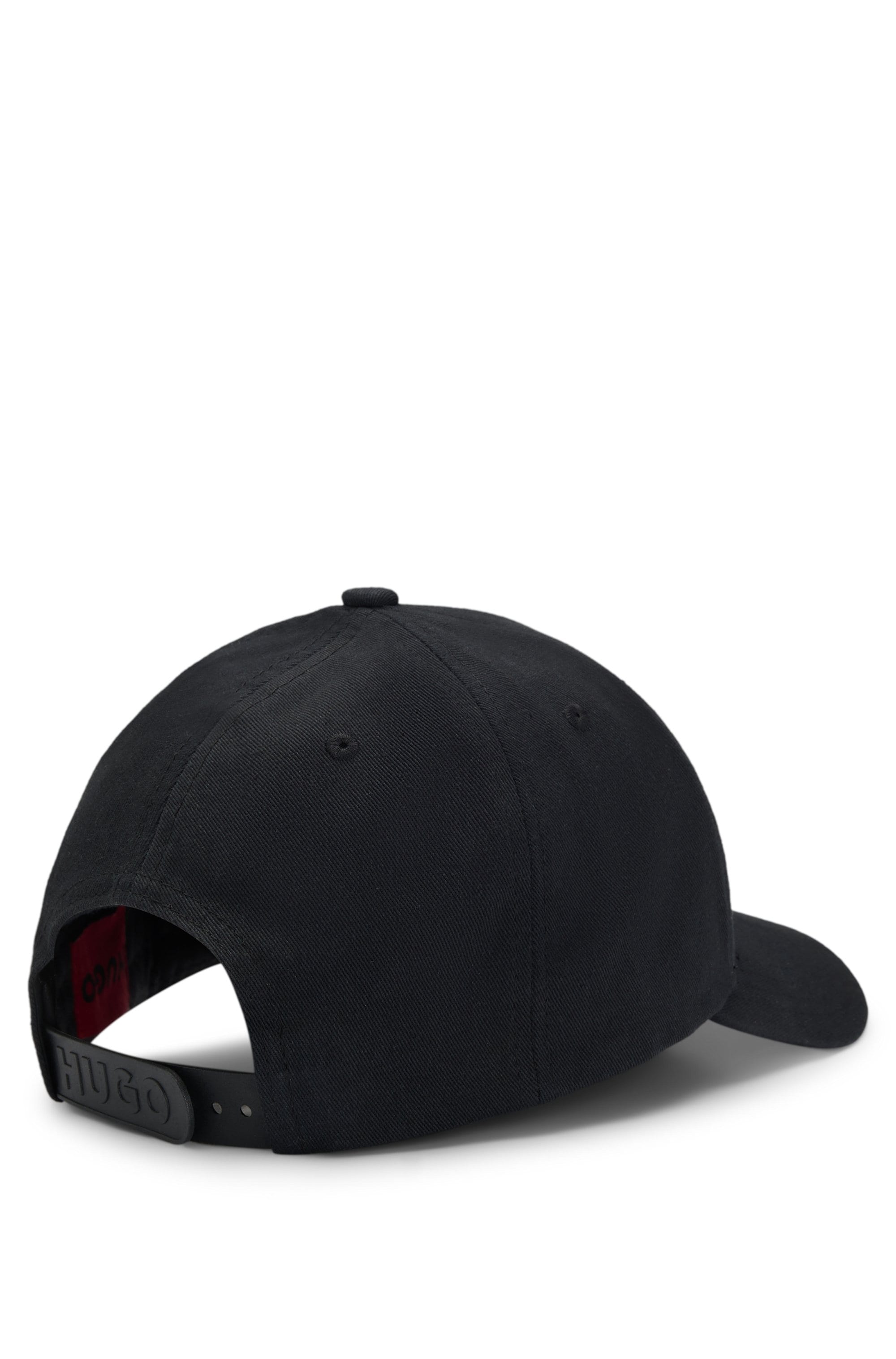 HUGO Fitted Cap »Jude-Stacked« mit 3D Logostickerei, verstellbarer Verschluss, unisex