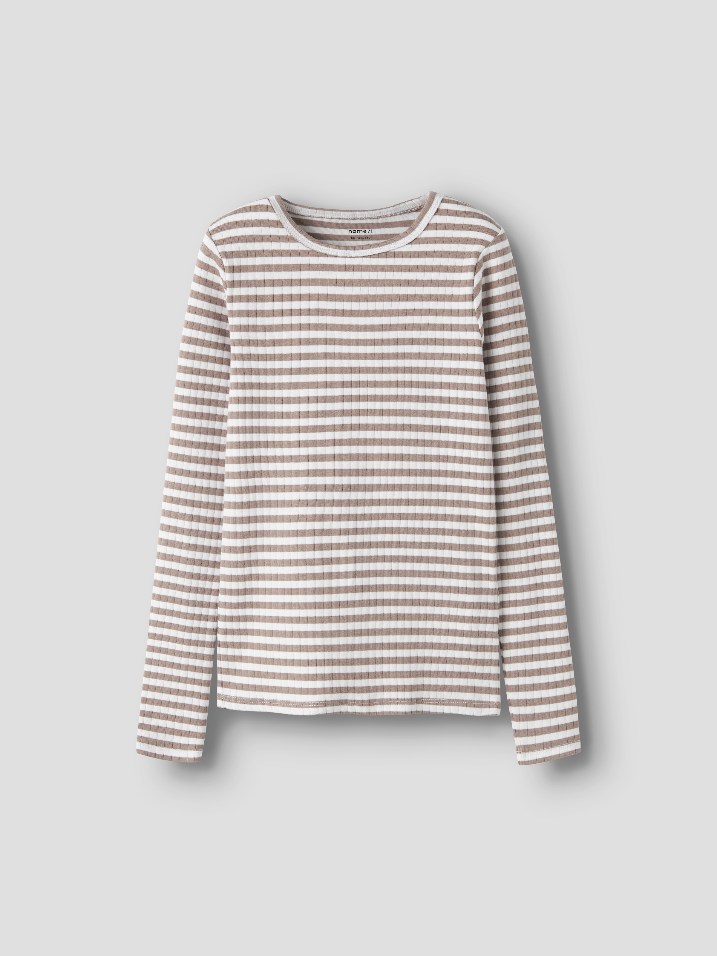 Name It T-shirt à manches longues »NKFSURAJA XSL LS TOP NOOS« superbe look rayé en qualité côtelée