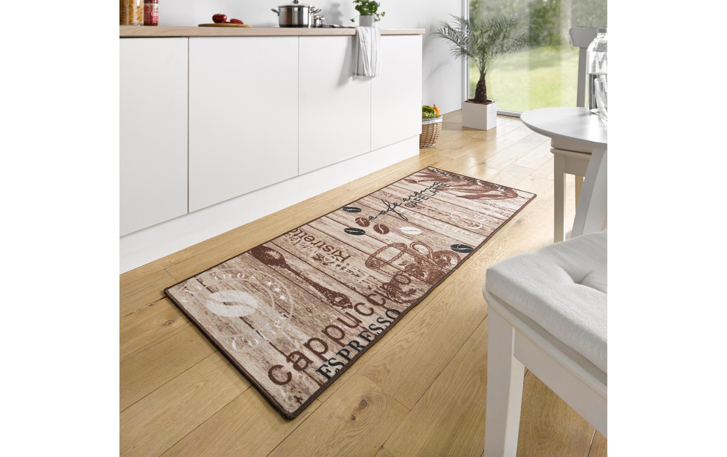 HANSE Home Chemin de cuisine »Delicious Coffee« Rectangulaire 8 mm Höhe Läufer, Rutschfest, Küchenteppich, Küche, Teppich, Pflegeleicht