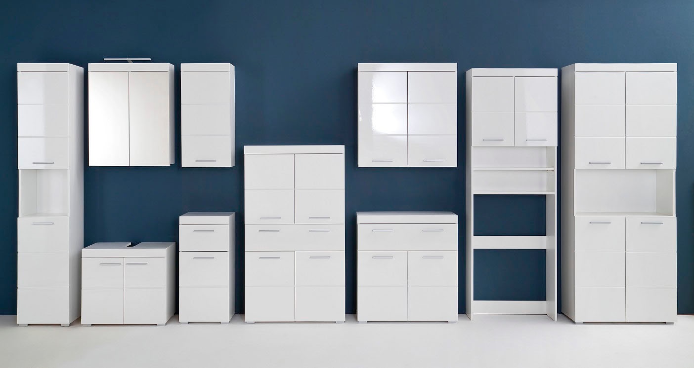 welltime Hängeschrank »Avena« Badschrank mit 1 Tür & 1 Boden - (B/T/H) 37/23/77 cm