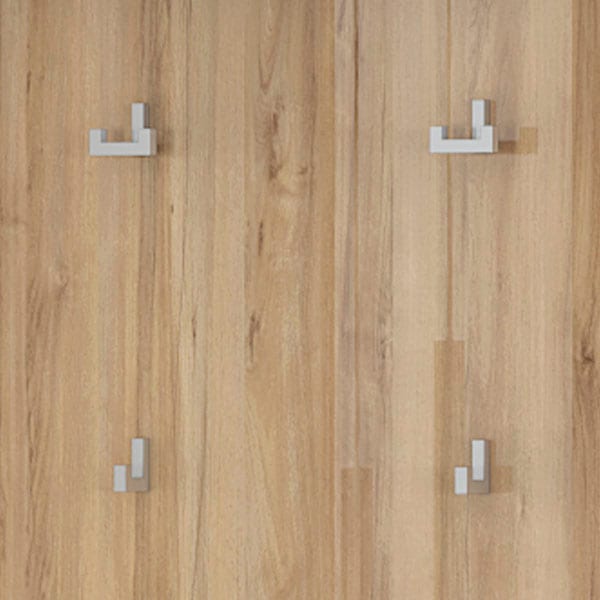 GOODproduct Garderobenpaneel »Onyx« (H/B/T): 109/55,6/21,8cm,  UV lackiert in modernem  Hochglanz