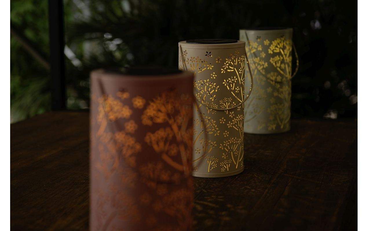 STT LED Laterne »Solar Flowery Lantern« Warmweiss Dekolicht zum Aufstellen oder Aufhängen