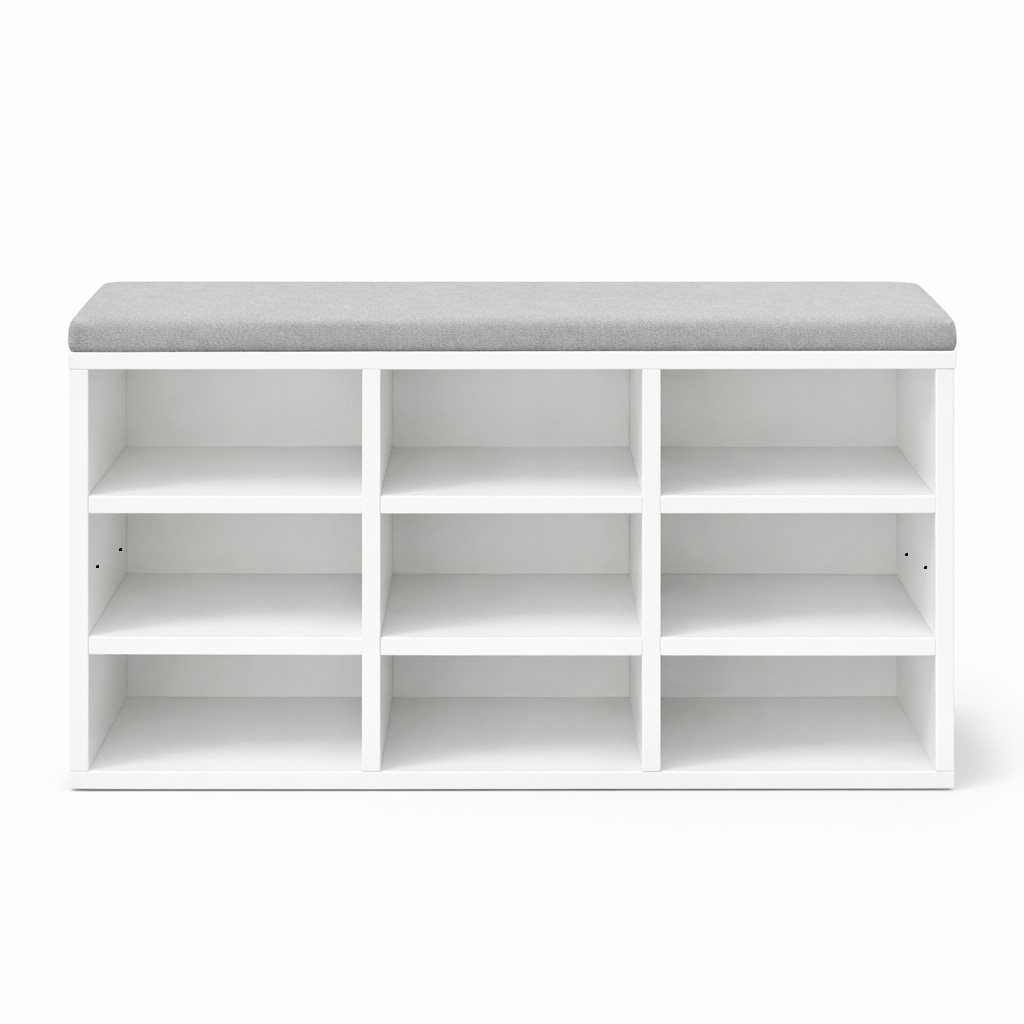 GOODproduct Schuhbank »Schuchschrank 80,  Schuhregal, Schuhtruhe, Schuhkommode, Sitzbank« mit bequemer, abnehmbarer Sitzauflage