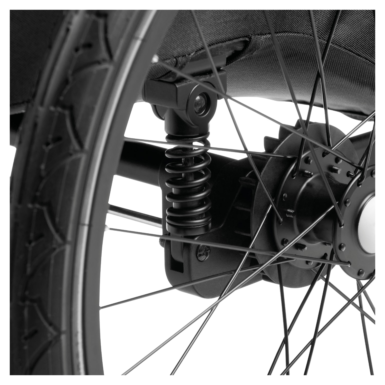 Hauck Fahrradkinderanhänger »2in1 Bike Trailer und Buggy Dryk Duo Plus, black« für 2 Kinder; inklusive Deichsel