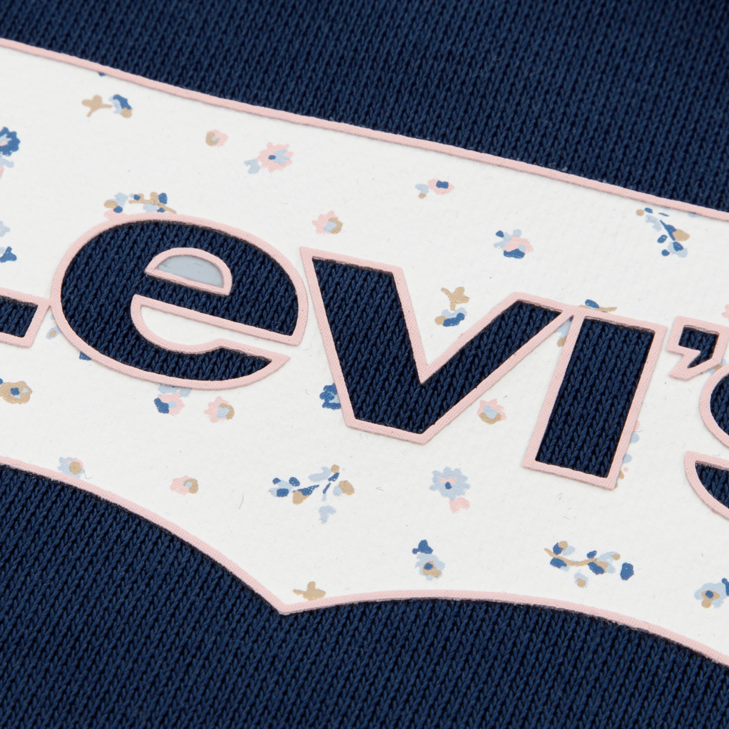 Levi's® Kids Sweat-shirt »LVG FLORAL BATWING CREW«, devant avec logo Batwing et imprimé mille-fleurs
