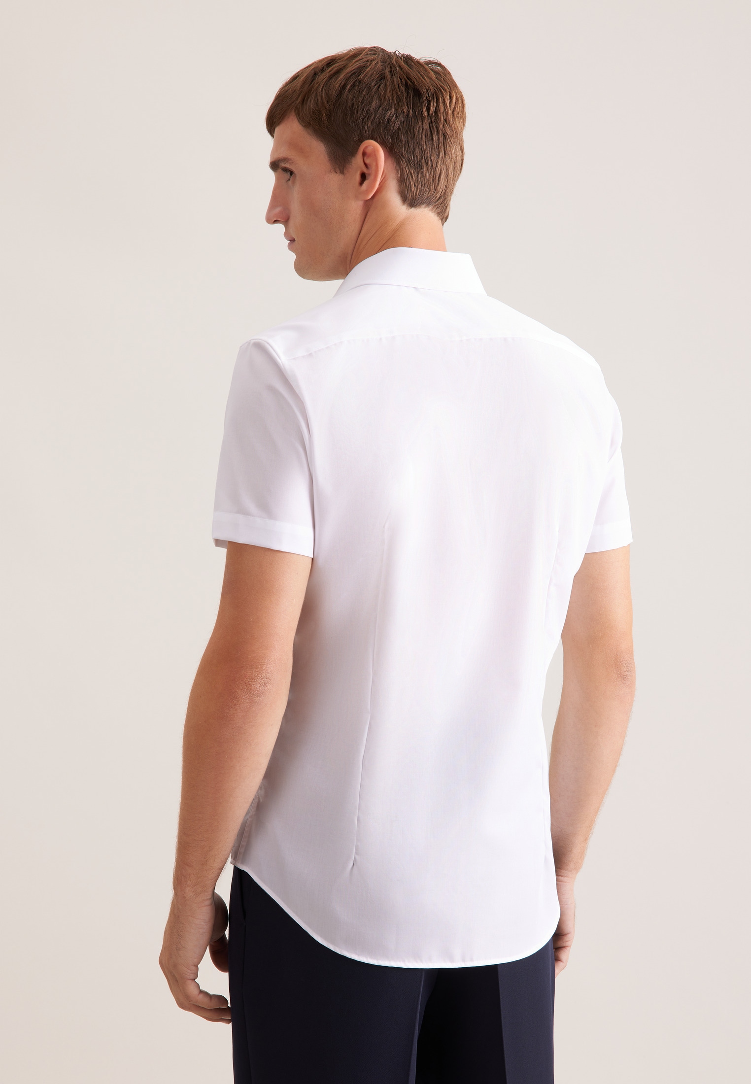 seidensticker Chemise d'affaires »Schwarze Rose« Slim 1/2 Kentkragen Uni