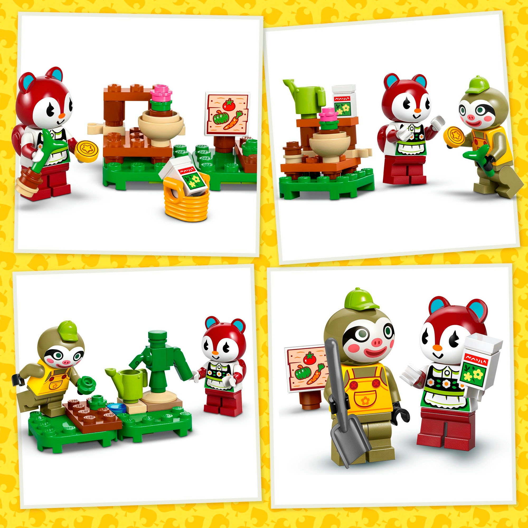 LEGO® Pions de construction »Gerds Wohnwagen & Gärtnerei (77054), LEGO Animal Crossing« Made in Europe