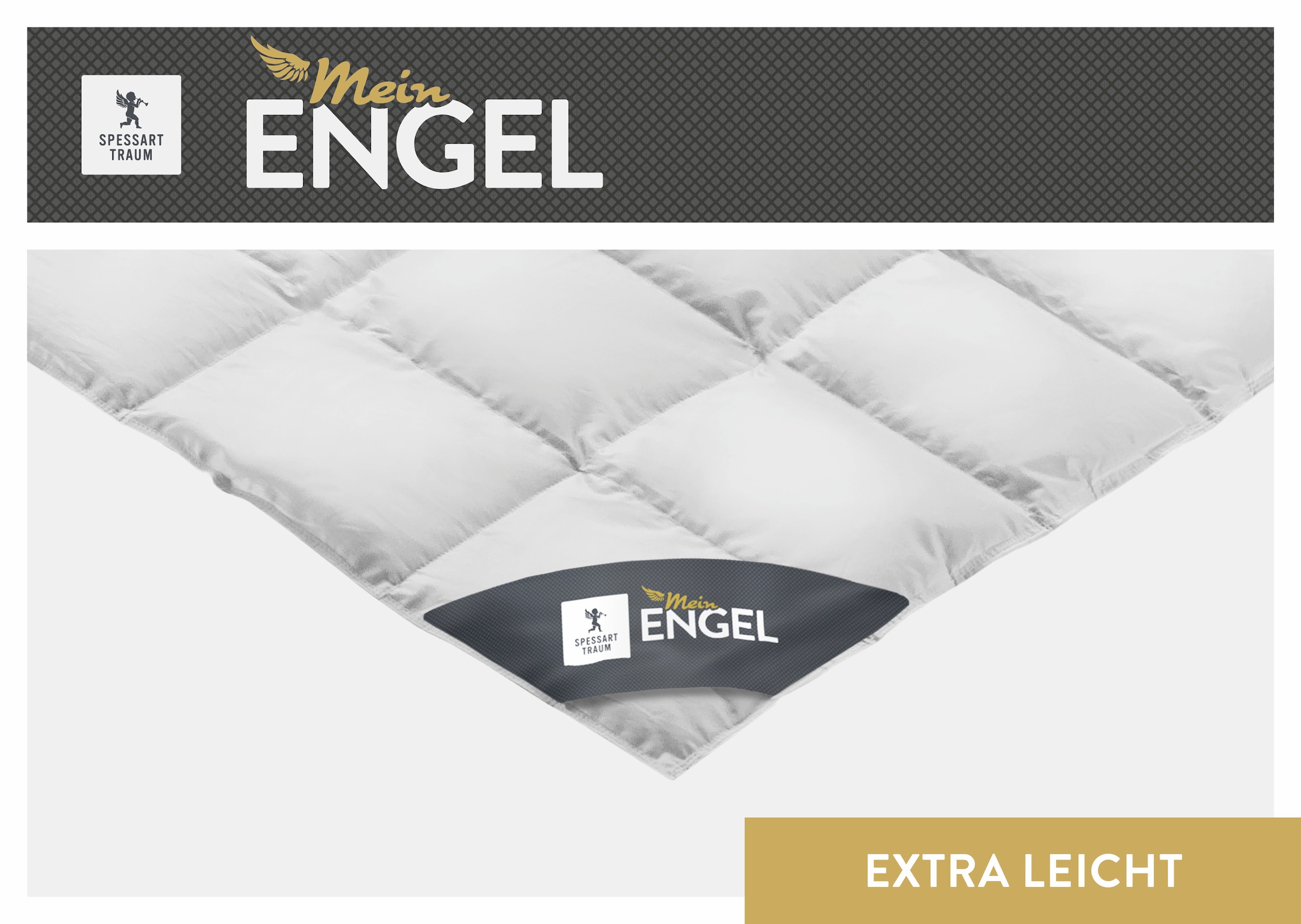 SPESSARTTRAUM Couette en duvet »Mein Engel Bettdecke 135x200cm & weitere Grössen« ultra-léger Füllung 100 % duvet d'oie 1 cuis tlg. couettes certifiées Made Green et adaptées aux allergiques à la poussière domestique