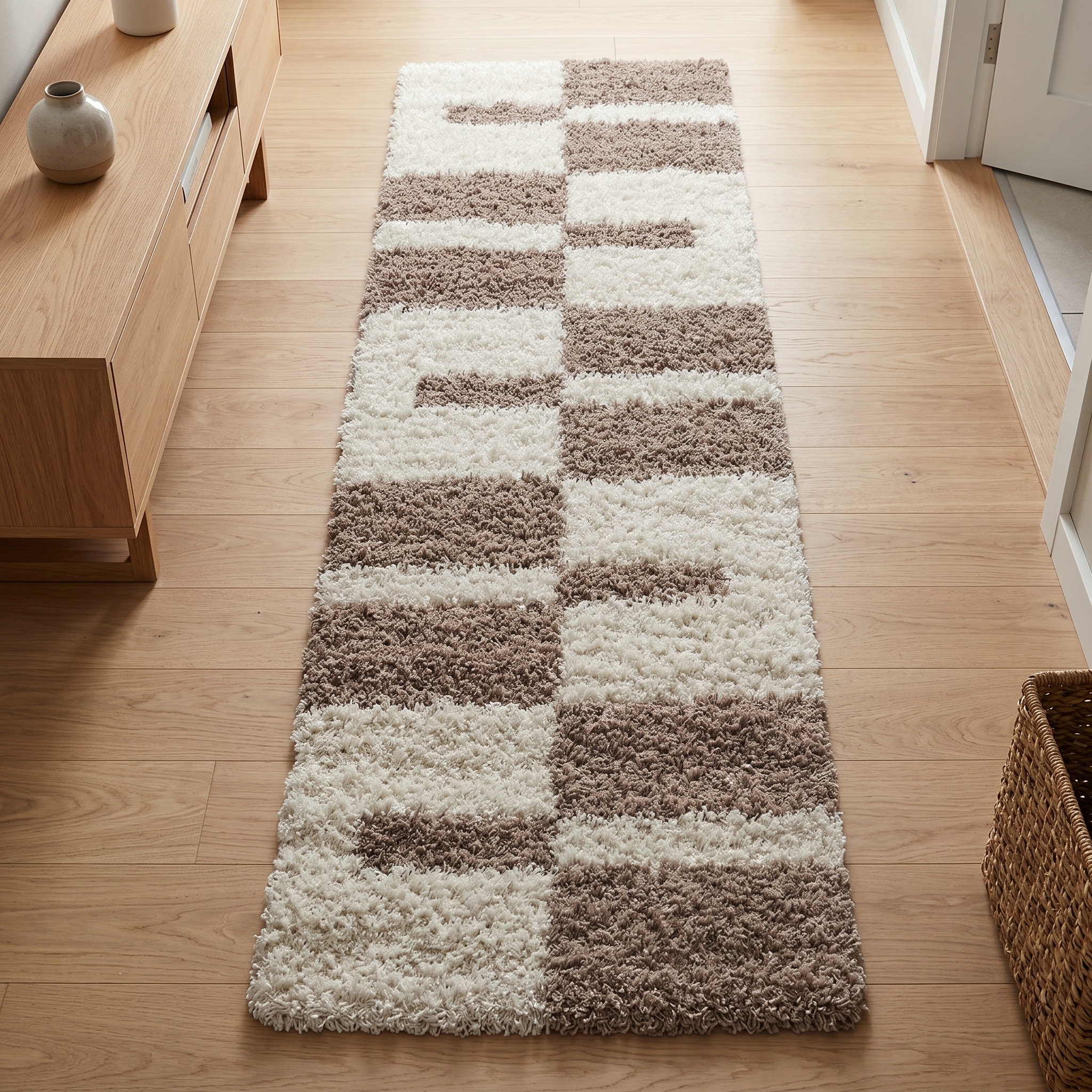 Ayyildiz Teppiche Tapis de sol à poils longs »Gala Shaggy 2505« Rectangulaire 30 mm Höhe Langflor, Läufer, alle Räume, Wohnzimmer