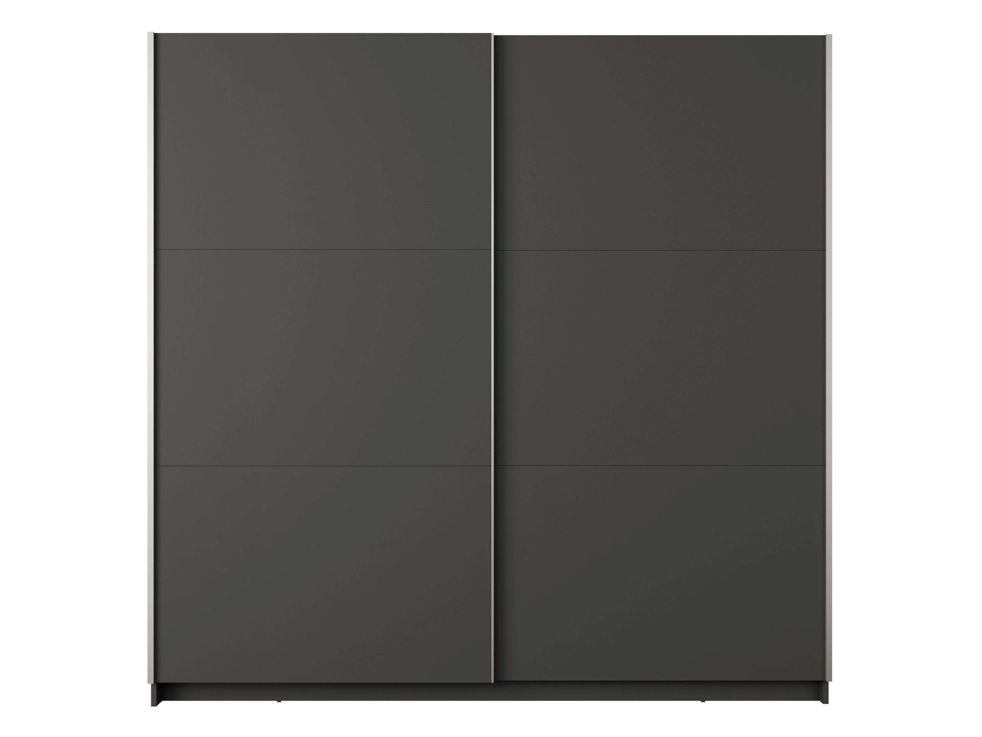 GOODproduct Armoires à vêtements »Kleiderschrank Fresnoo mit 5 Einlegeböden und Kleiderstange« Garde-robe avec 2 portes coulissantes, L/H/P 150/207/62 cm