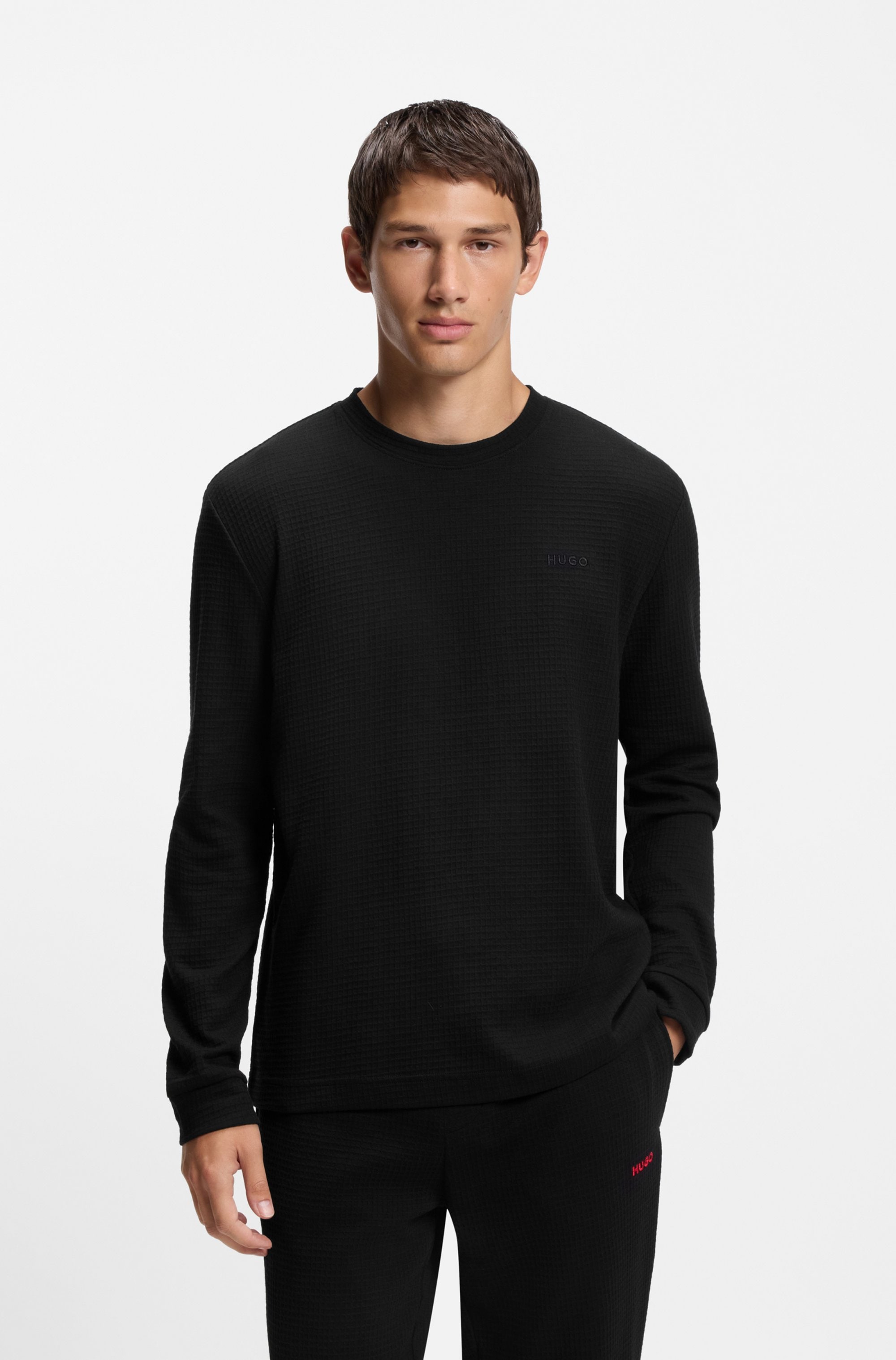 HUGO Underwear Pyjamaoberteil »Austin LS Shirt«