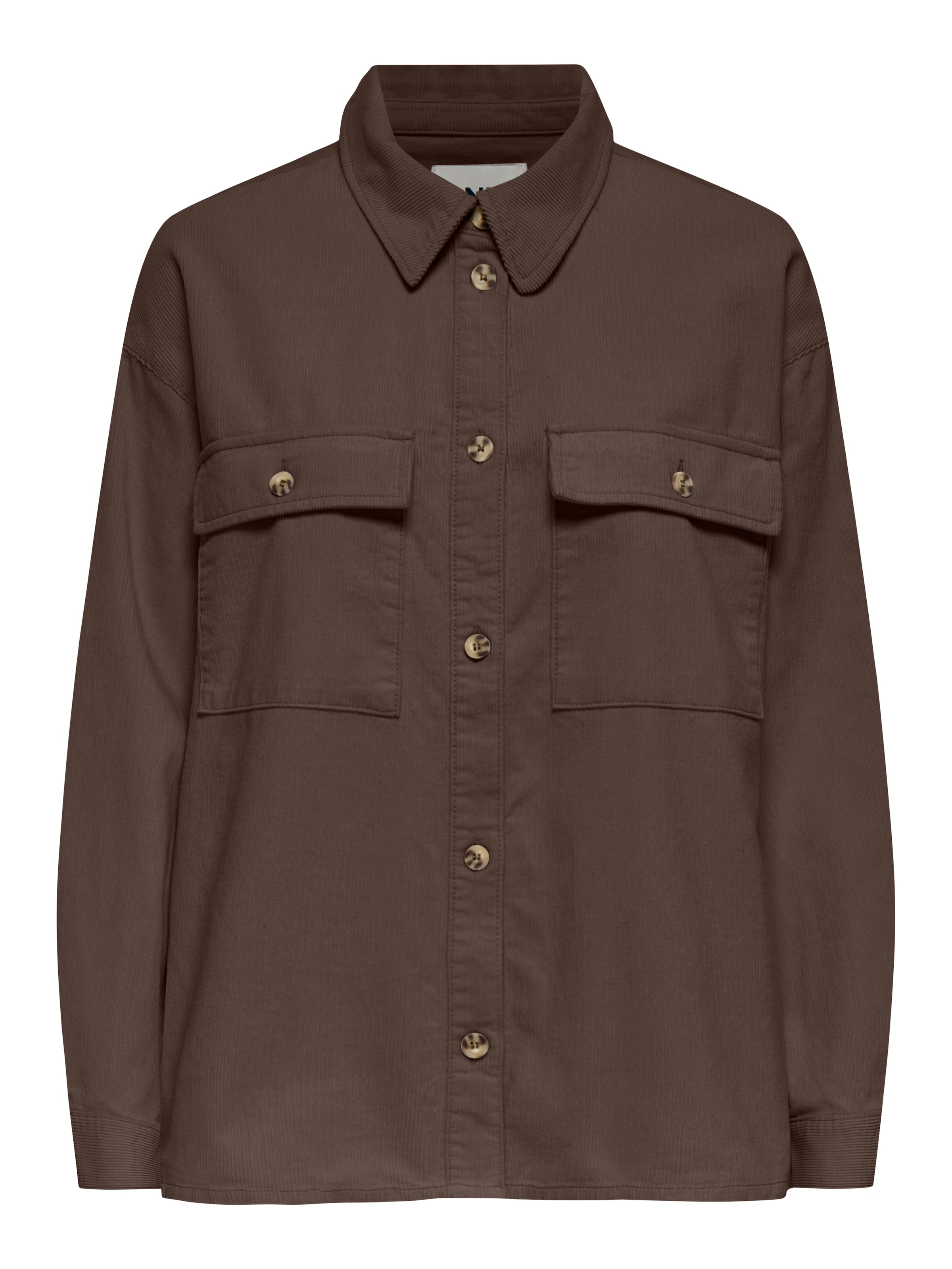 ONLY Blouse chemise »ONLMOXIE L/S CORD SLIT SHACKET CC PNT« Coton, velours côtelé fin, oversize