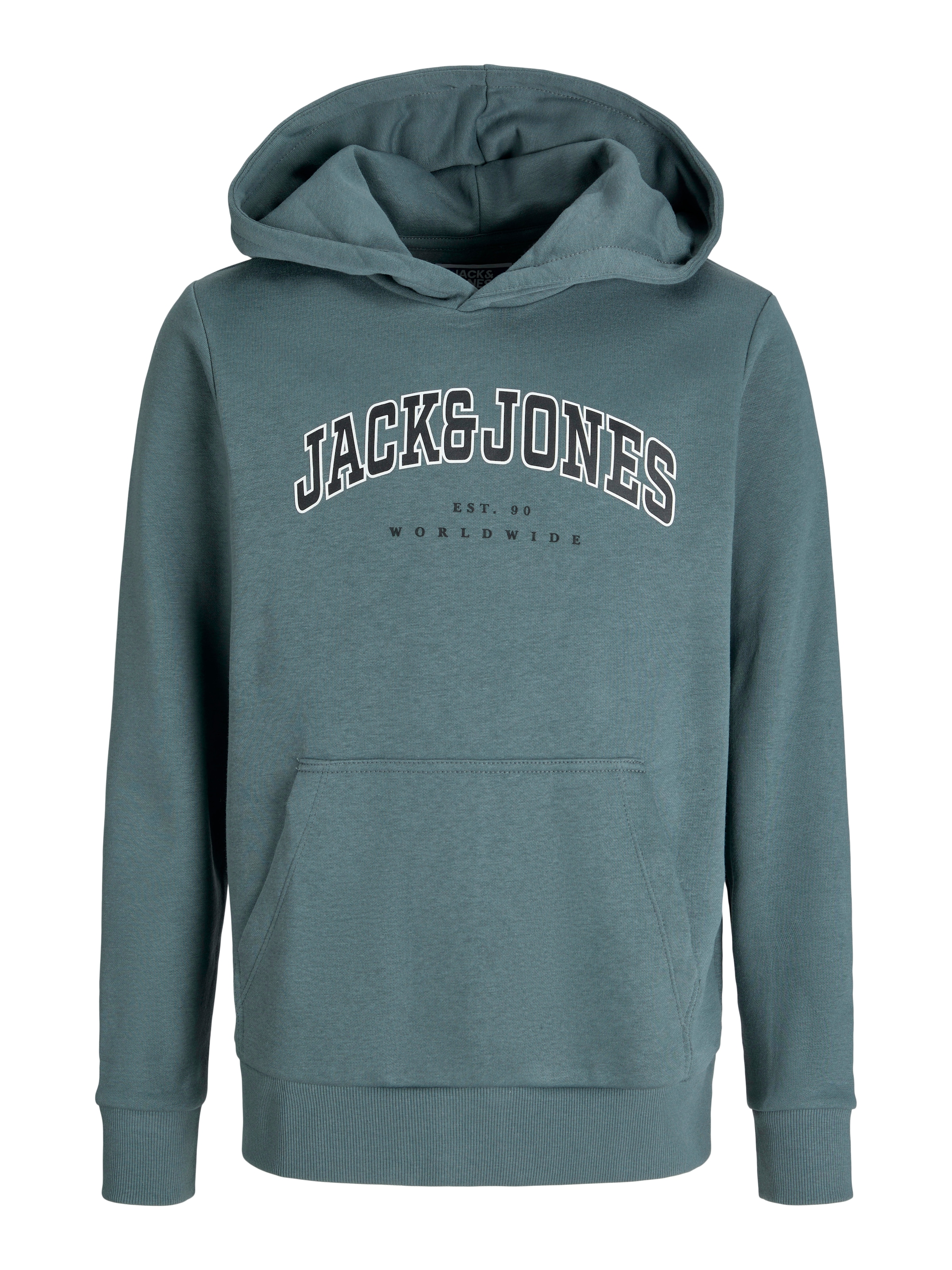 Jack & Jones Junior Kapuzensweatshirt »JJECALEB VARSITY SWEAT HOOD NOOS JNR«
