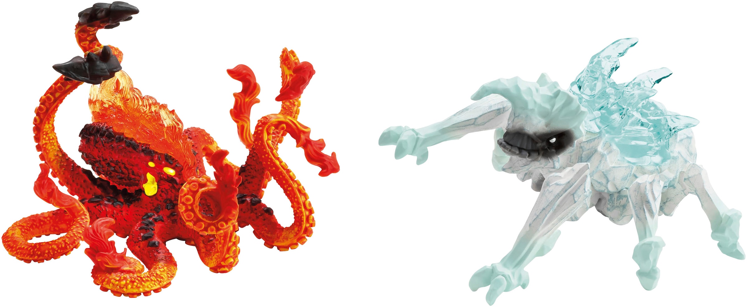 Schleich® Personnage de jeu »ELDRADOR® CREATURES, Eiskäfer vs. Feuerkrake (70826)«