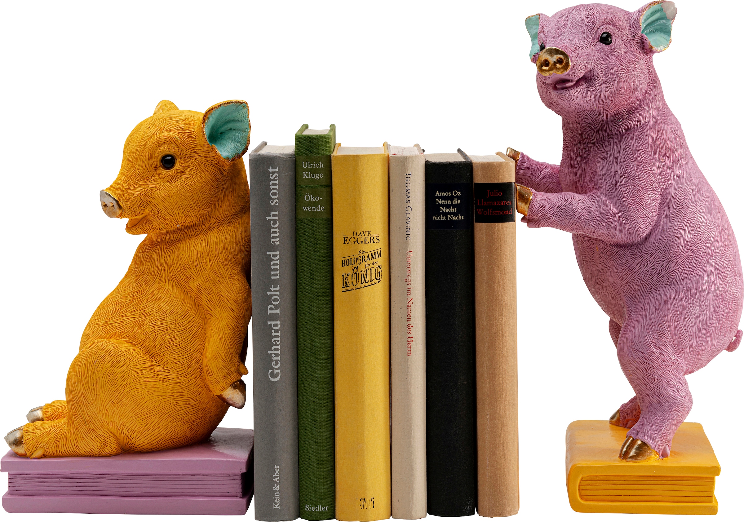 Kare Design Serre-livres »Pig Party« aus Polyresin
