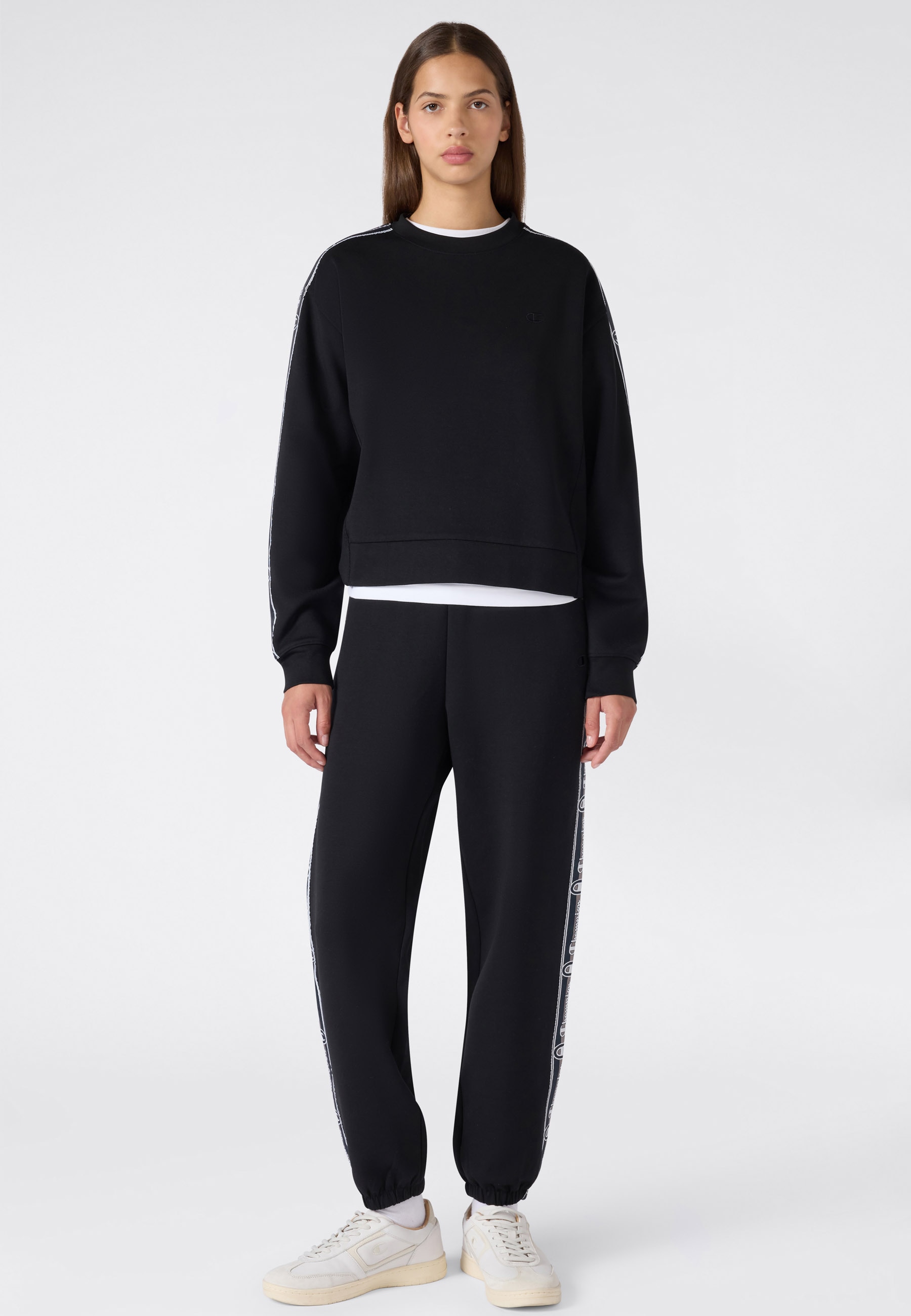 Champion Pantalon de jogging »SPORTWEAR CUFFED PANTS Loose Fit Stretch Cotton«  Avec coupe pantalon à revers, en qualité stretch, coupe ample