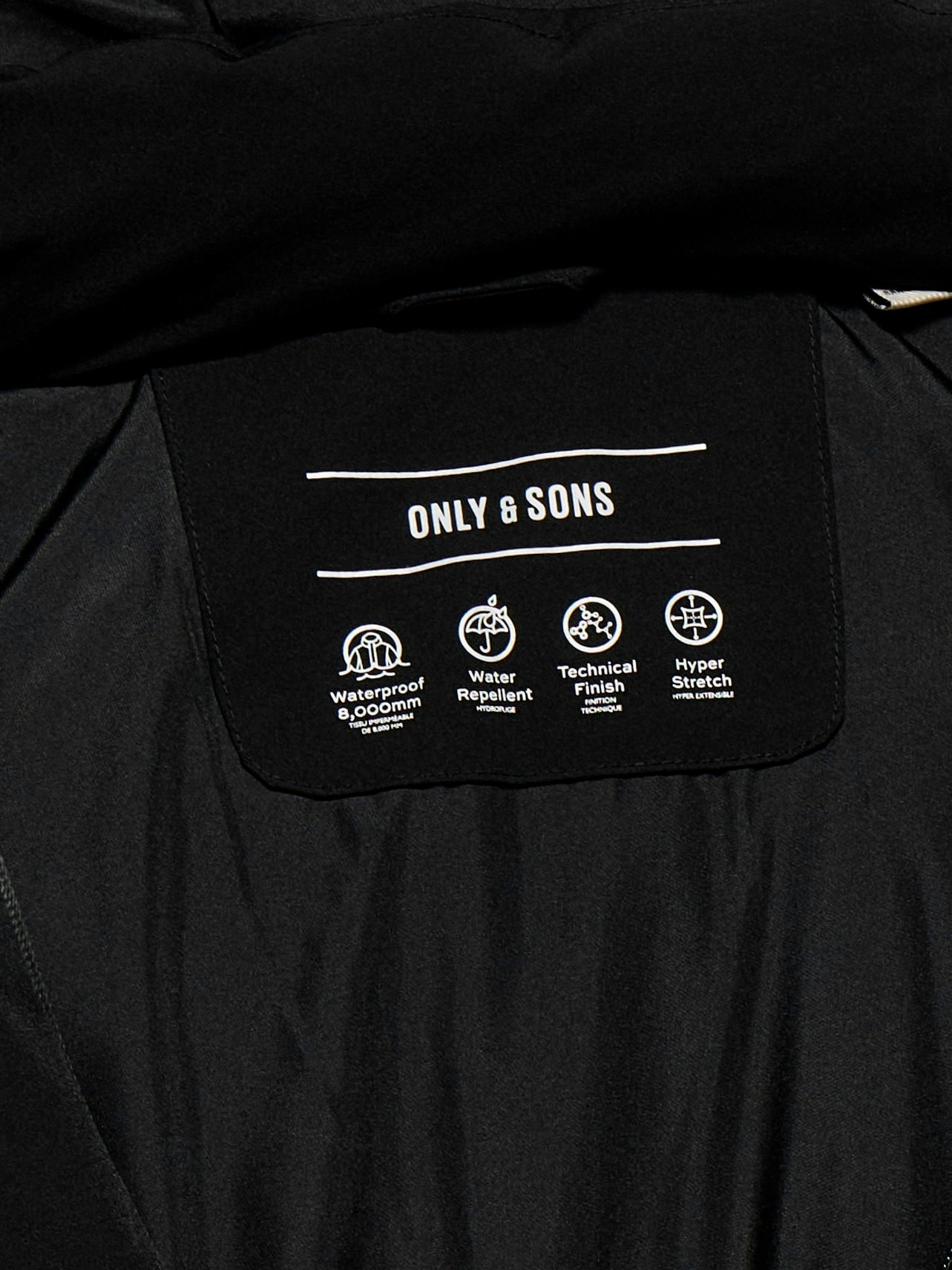 ONLY & SONS Steppjacke »ONSROMO PUFFER JACKET OTW NOOS« mit Kapuze Materialmix, regular fit