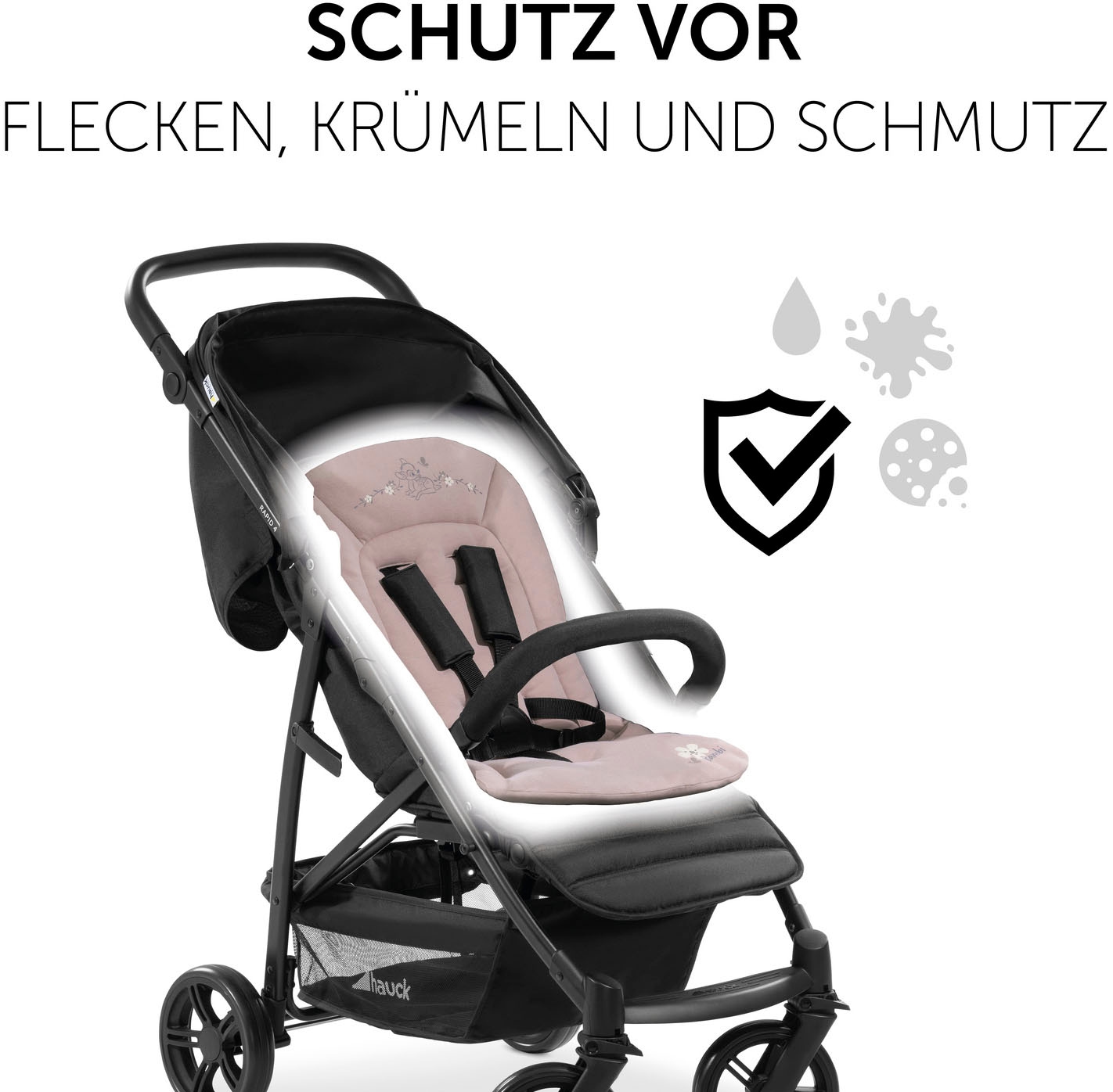 Hauck Kinderwagen-Sitzauflage »Seat Liner« kompatibel mit hauck Buggys, Kinderwagen und Fahrradanhängern