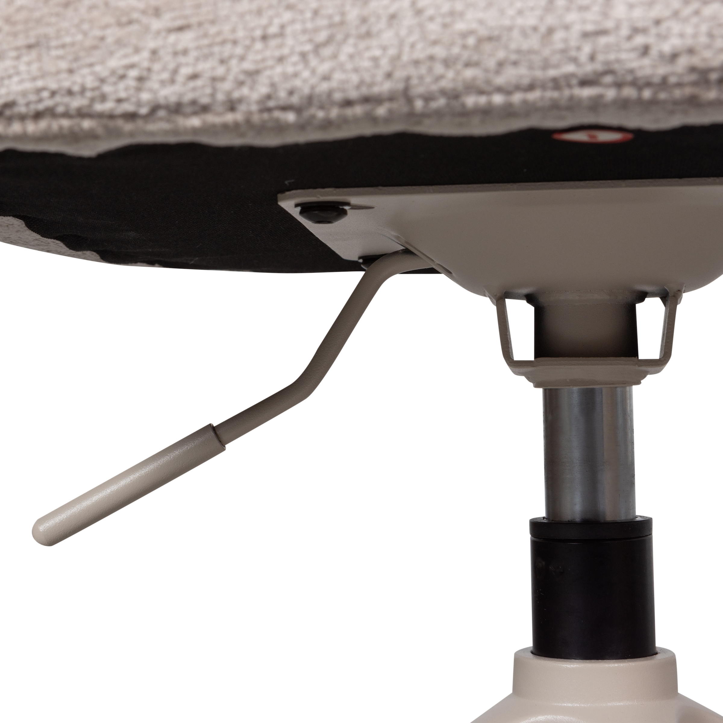 WOOOD Drehstuhl »Morros mit Chenille-Bezug höhenverstellbar, B 57 x T 60 x H 88 cm« () mit Rollen, Sitzhöhe einstellbar, Tragkraft 100 kg, Pfleiglicht