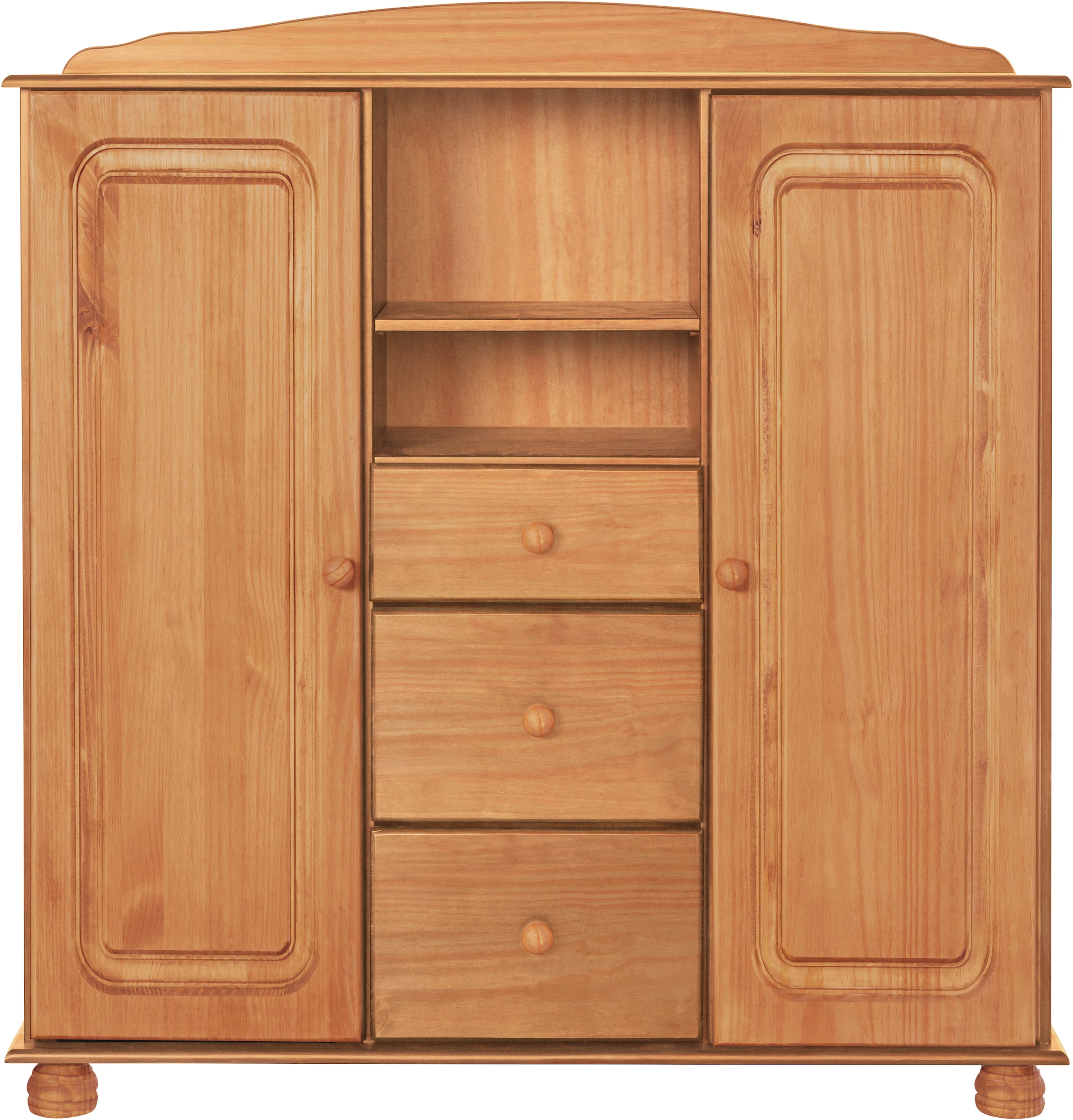 Home affaire Buffet haut »Mette« Stauraumschrank mit 3 Schubladen und verstellbaren Einlegeböden