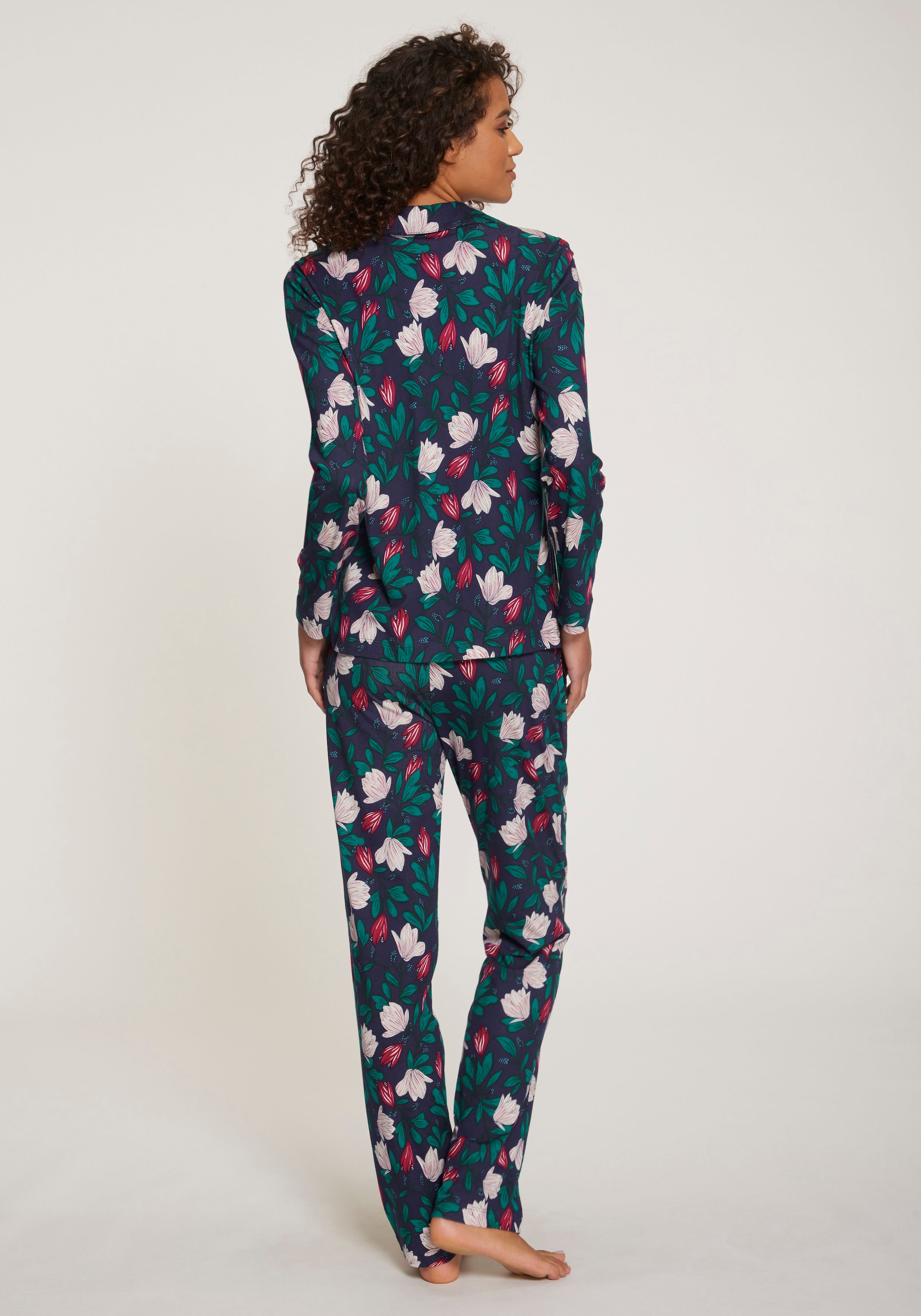 s.Oliver Pyjama Set, 2 tlg. im klassischen Stil