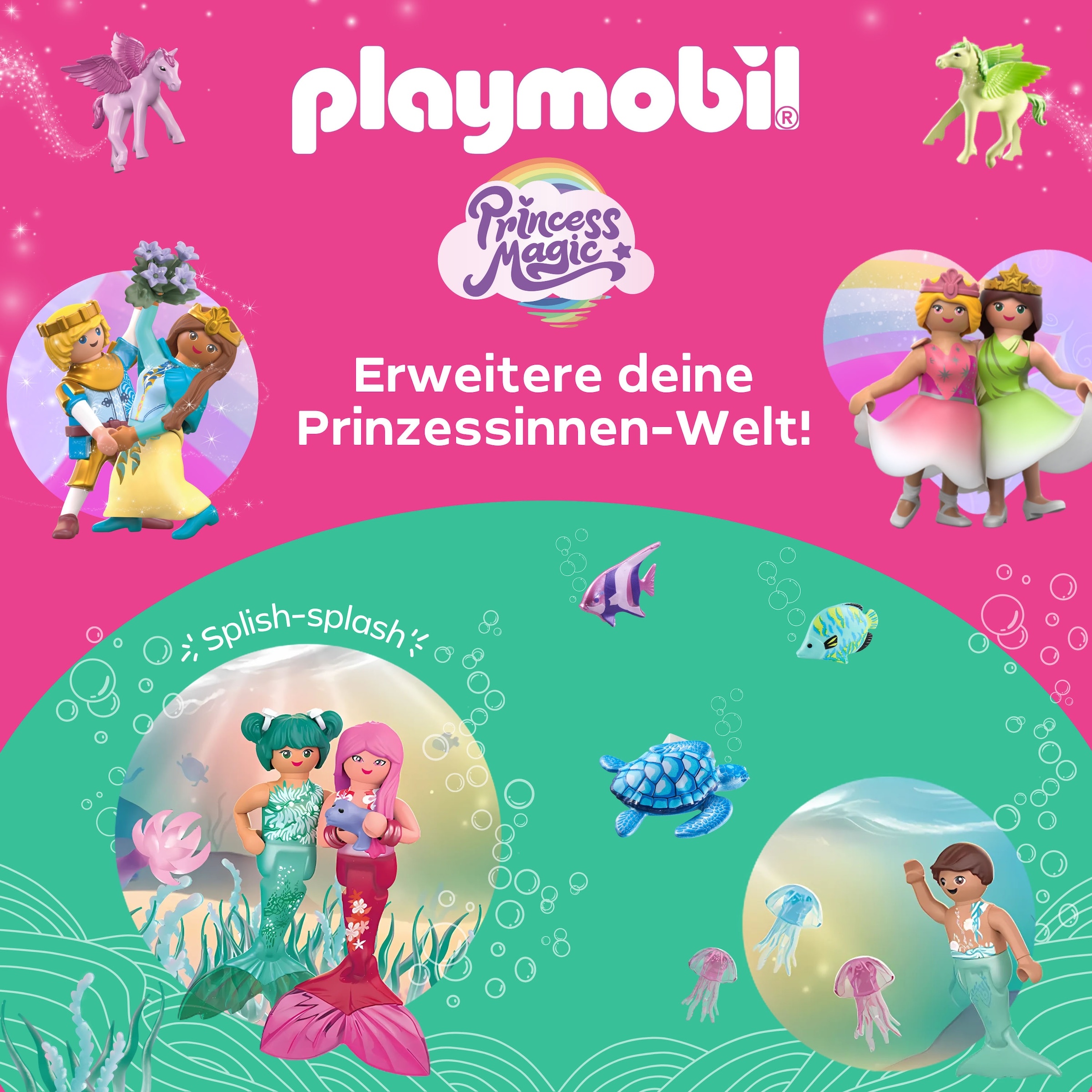Playmobil® Jeu de construction »Prinzessinnen-Schlafzimmer mit Ankleide (71847), Princess Magic« Made in Europe