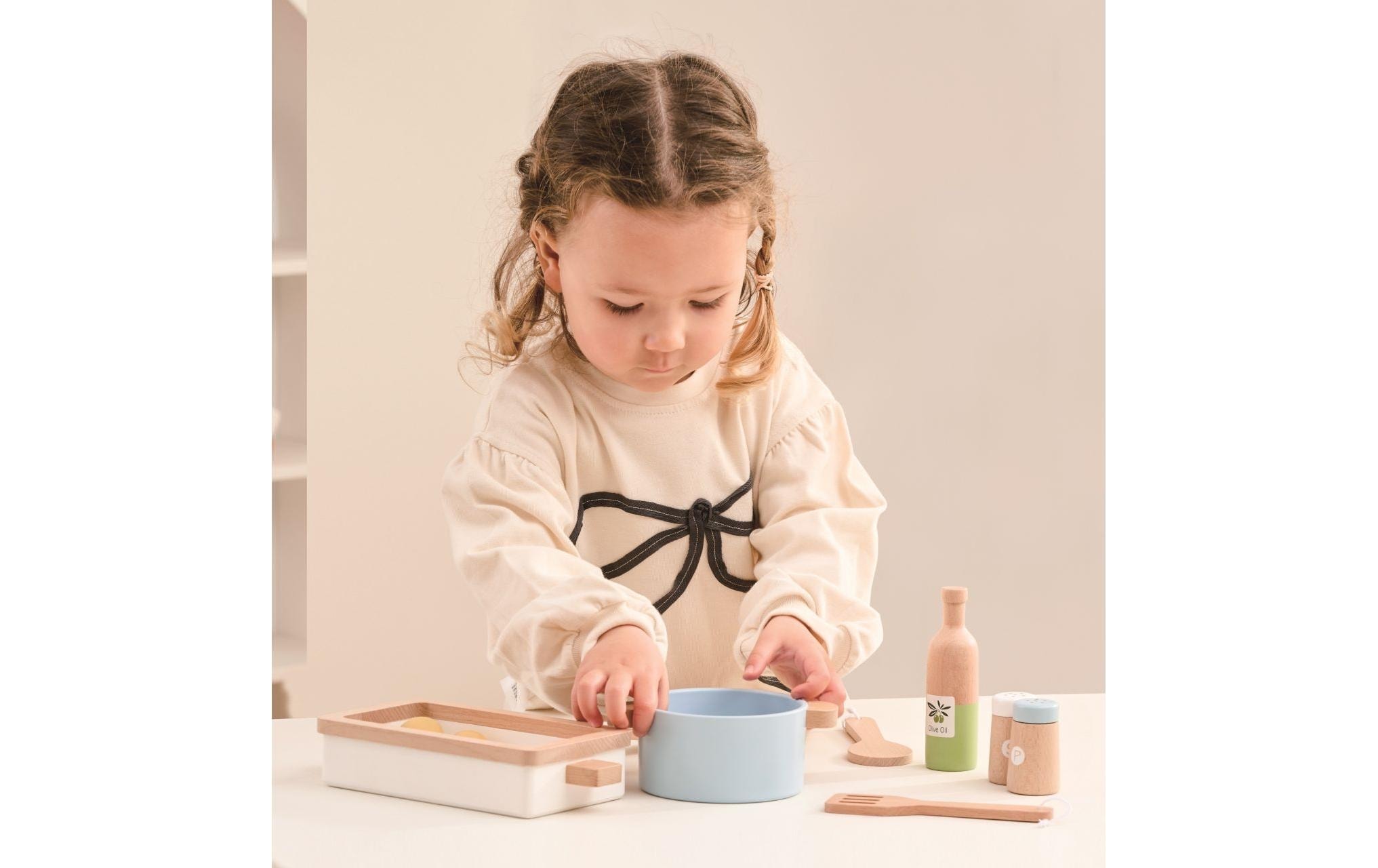 Spielba Spiel-Kochgeschirr »Pfannen und Essensbox mit Zubehör«