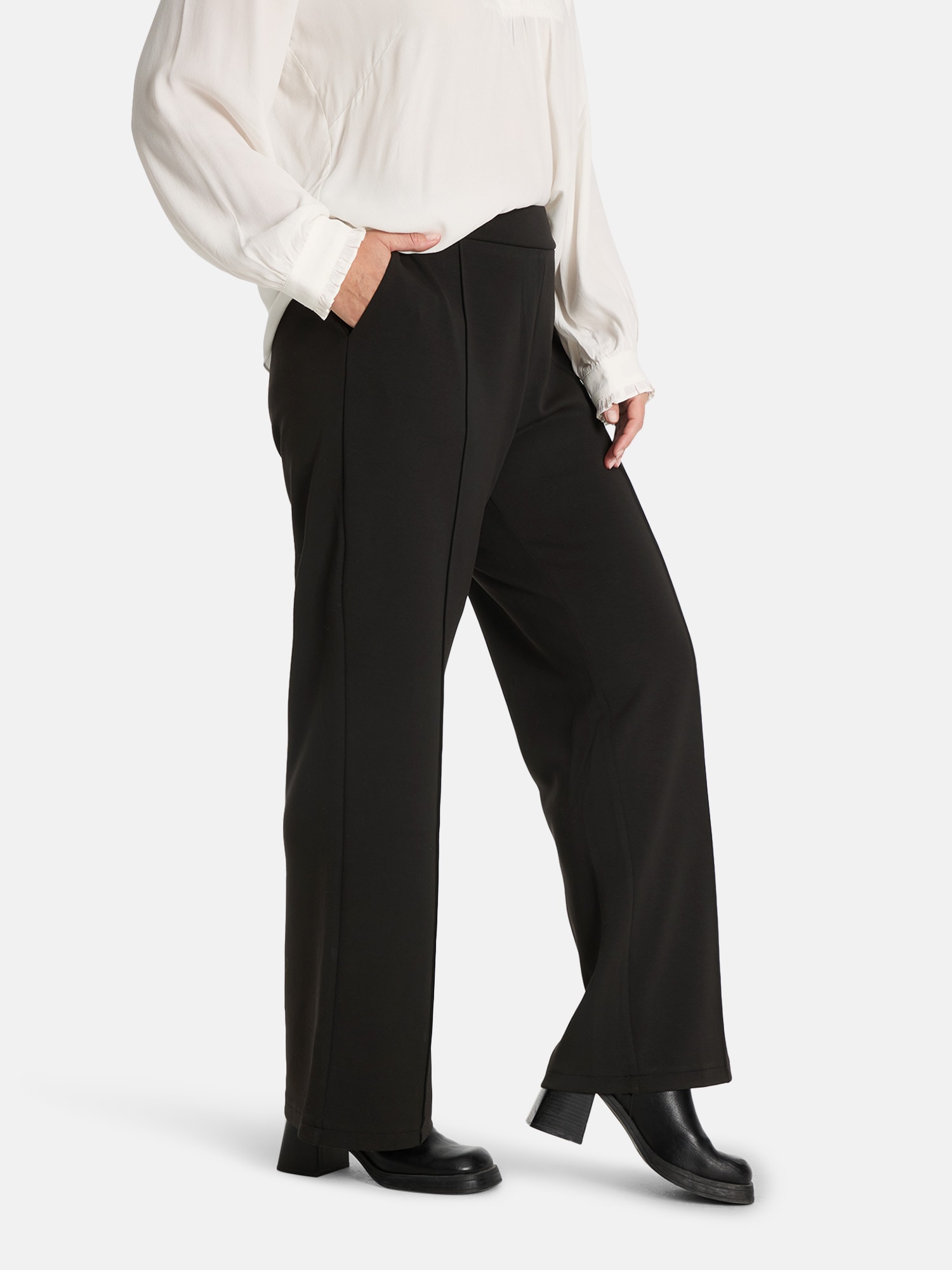 Lieblingsstück Stoffhose  mit weitem Bein