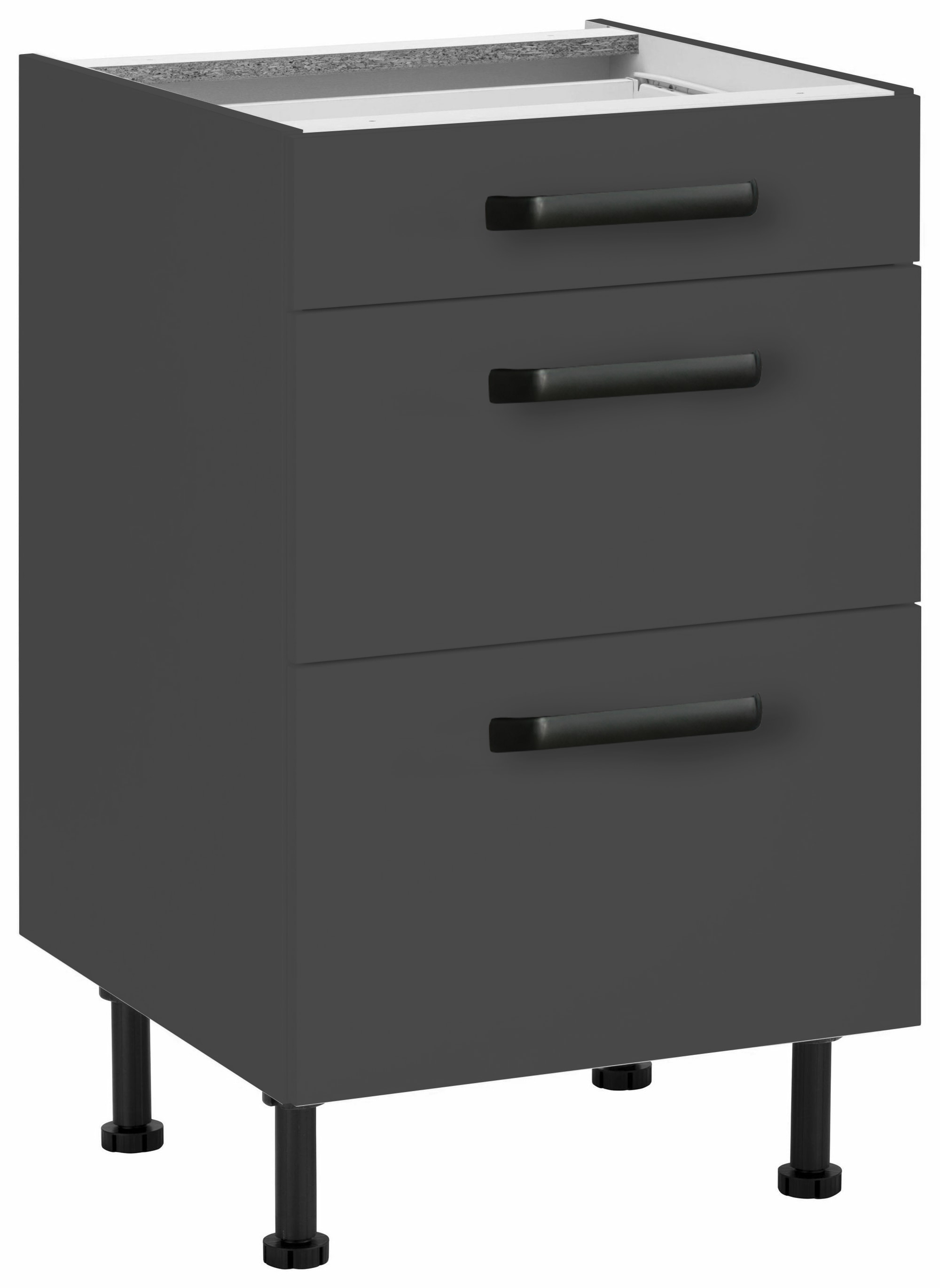 wiho Küchen Unterschrank »Simi« Soft-Close-Funktion in Schubkästen und Auszügen, verstellbare Füsse