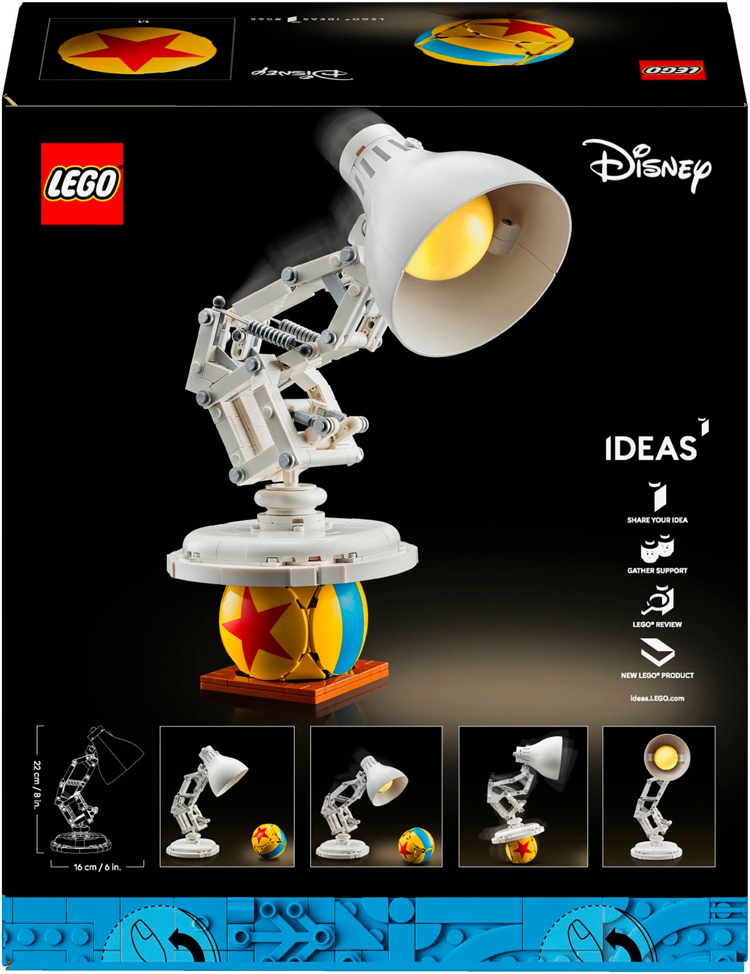 LEGO® Pions de construction »Disney Pixar Luxo Jr. (21357), LEGO Ideas« Made in Europe
