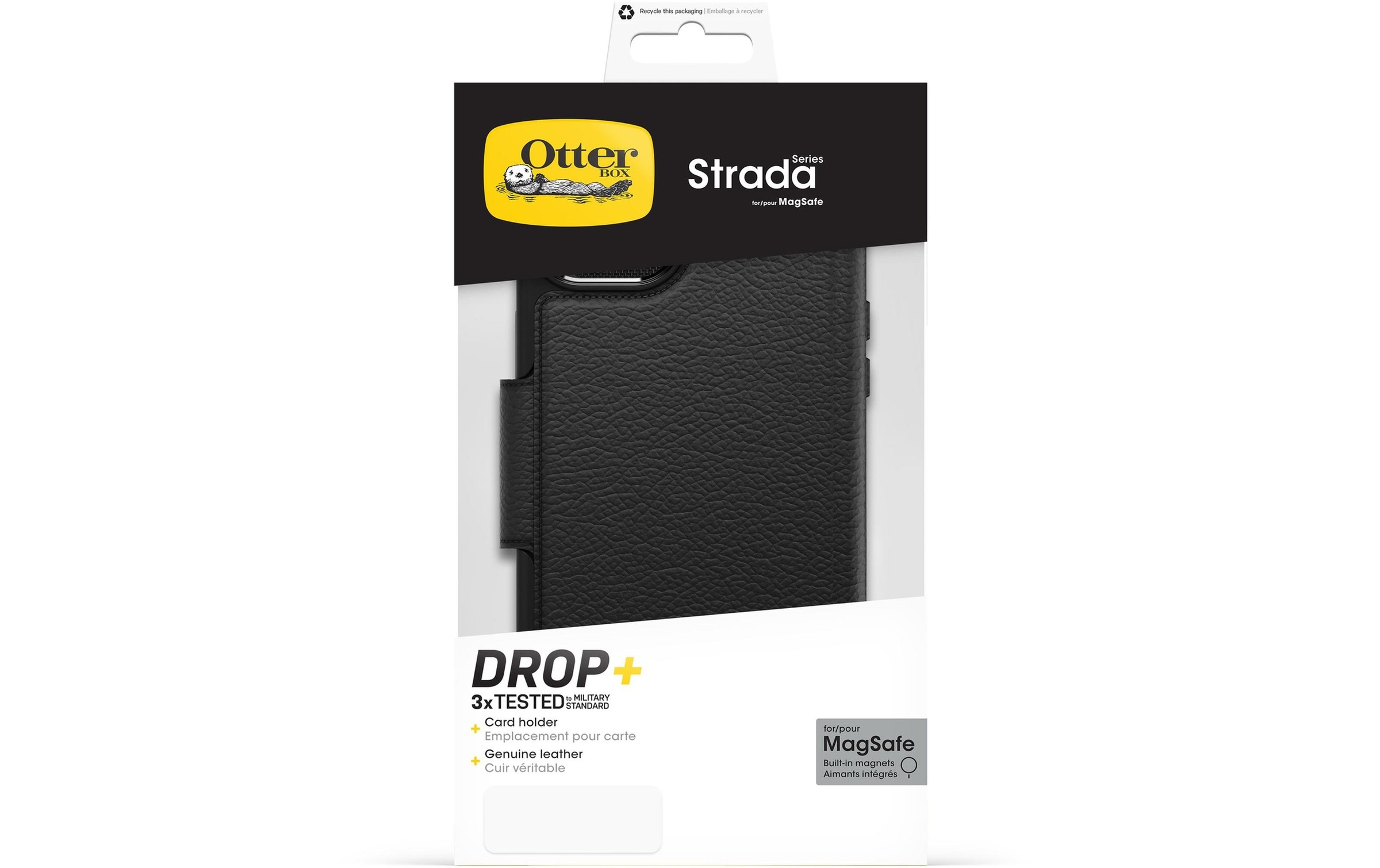 Otterbox Handyhülle »Strada iPhone 15 Plus Schwarz« 17,02 cm (6,7 Zoll)