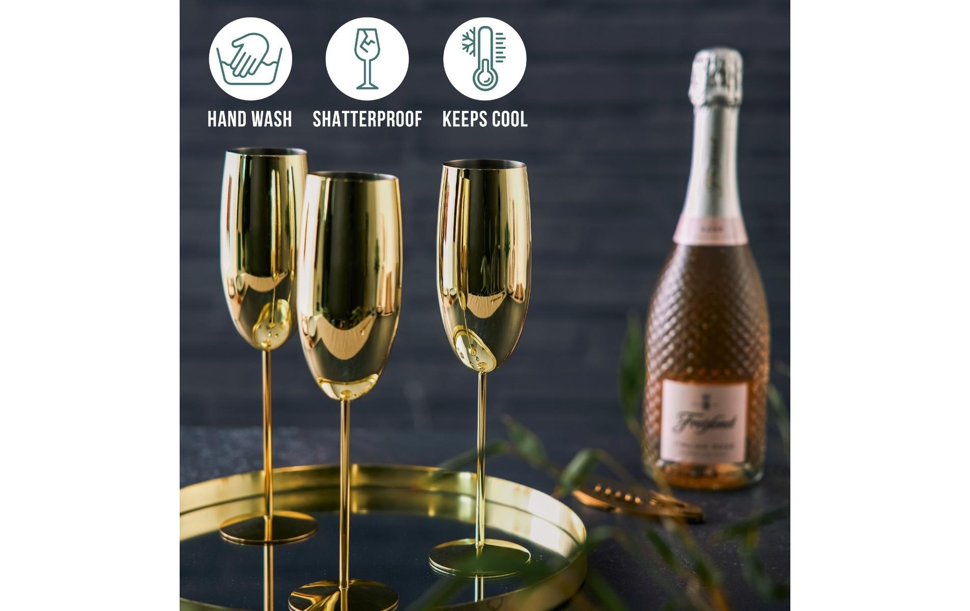   Flûte à champagne »Oak & Steel 285 ml, 2 Stück«
