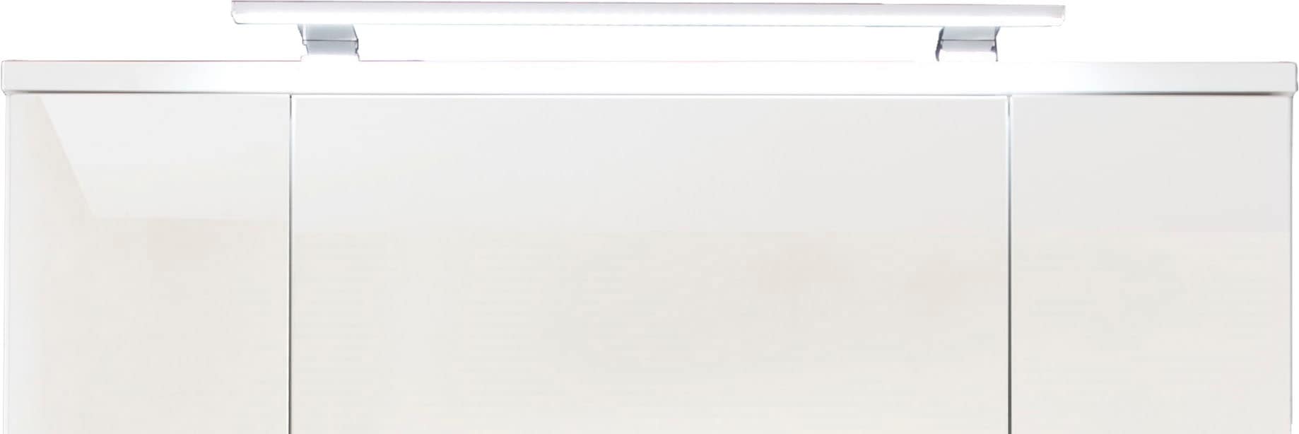 trendteam LED Spiegelleuchte LED-Board Kaltweiss Länge 60 cm - LED Badaufbauleuchte mit kaltem Licht - Mit Schalter