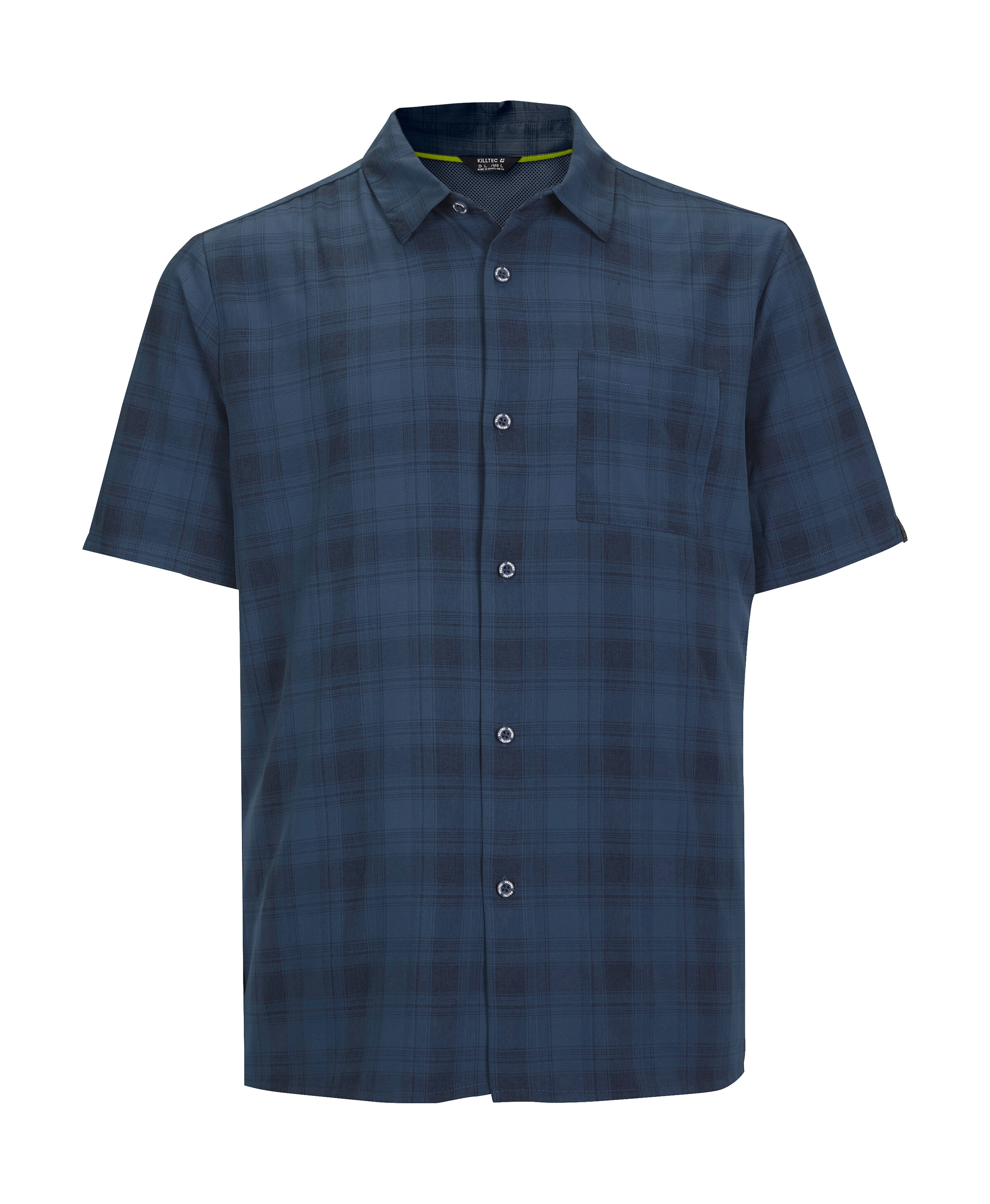 Killtec Chemisier fonctionnel »KOS 98 MN WVN SHRT« Chemise fonctionnelle manches courtes, séchage rapide, évacuation de l'humidité
