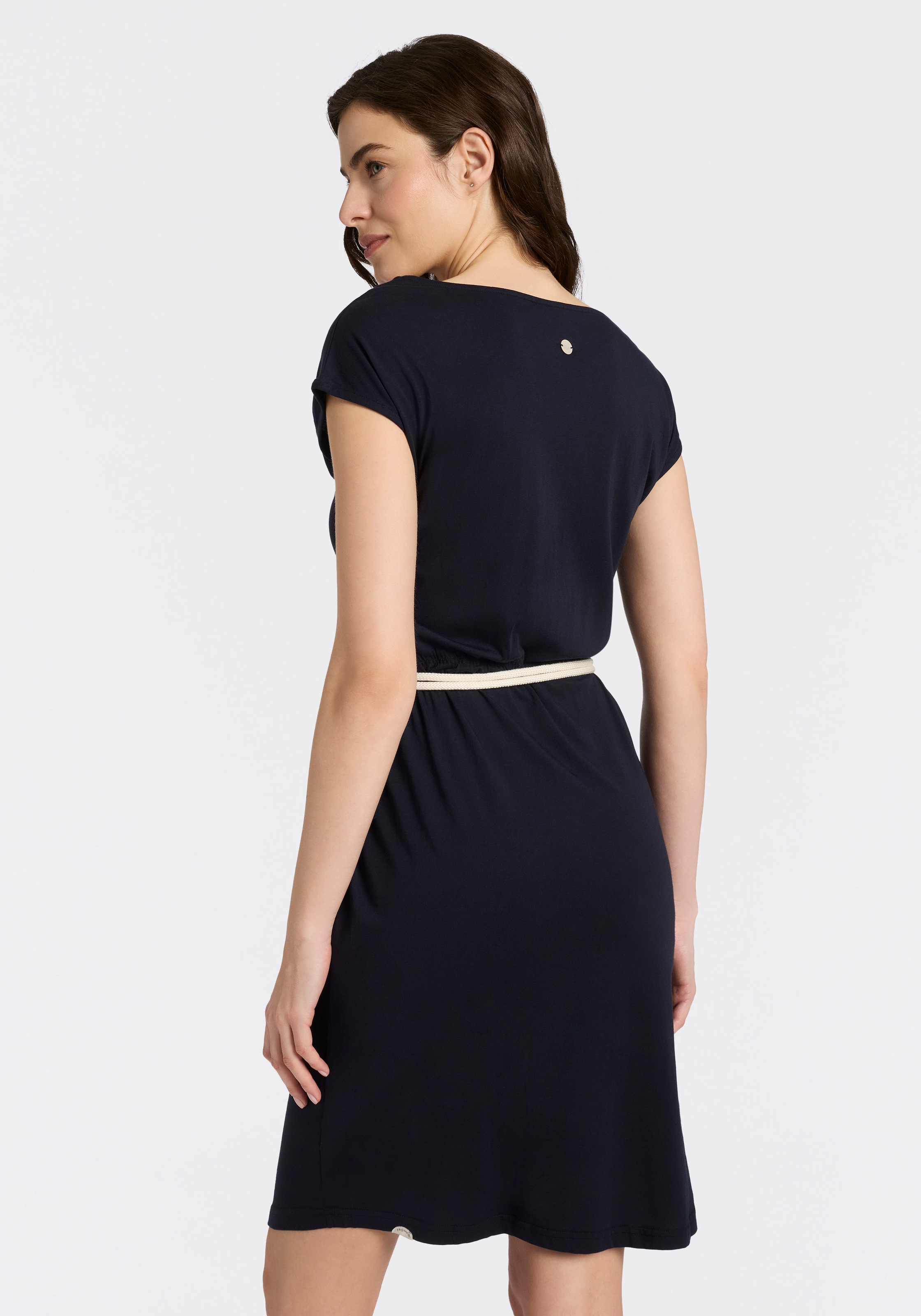 Ragwear Minikleid »LILITHE O« mit Taillen-Bindegürtel