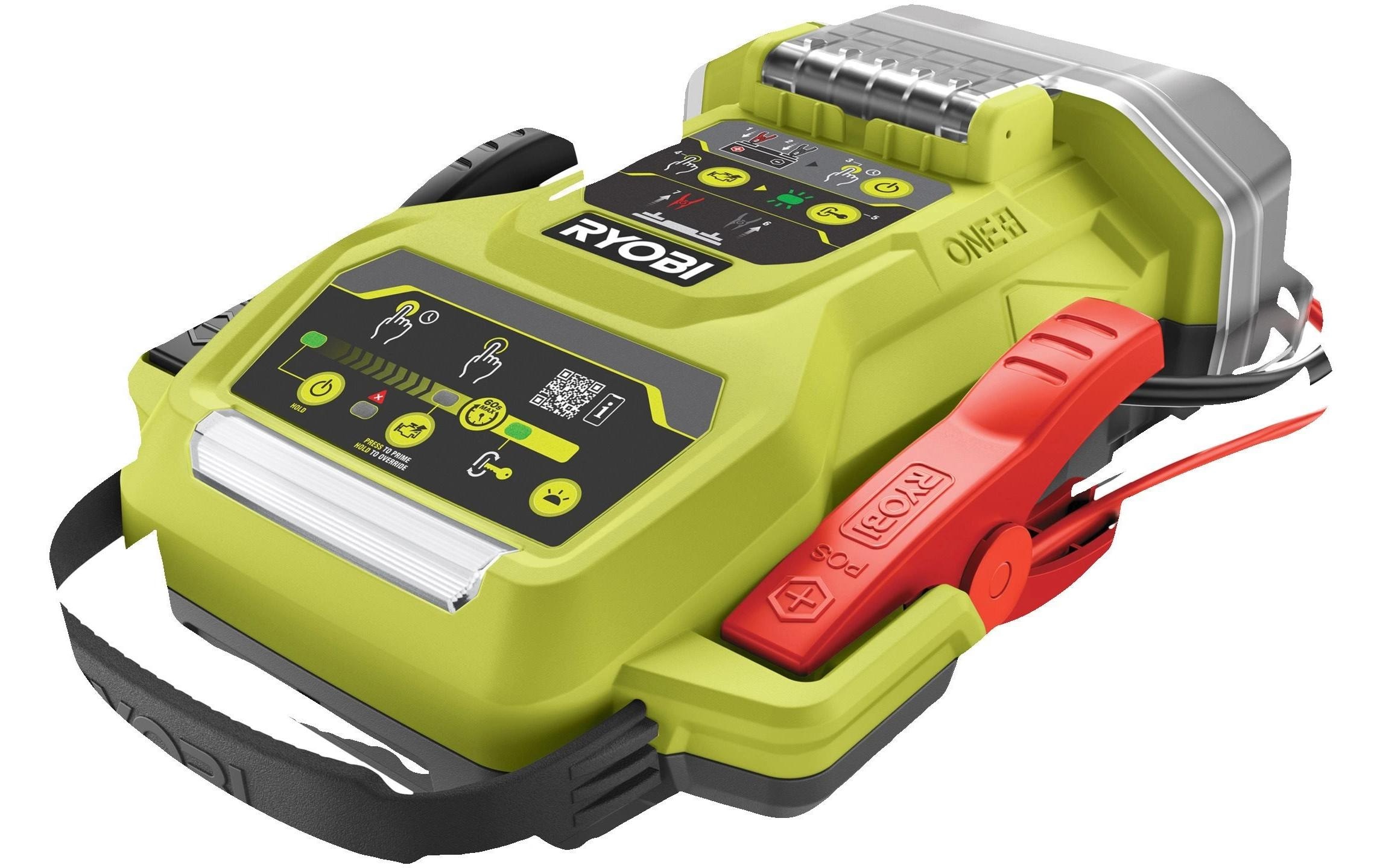 RYOBI Chargeur de batterie de voiture »Starterbatterie RJSC18«