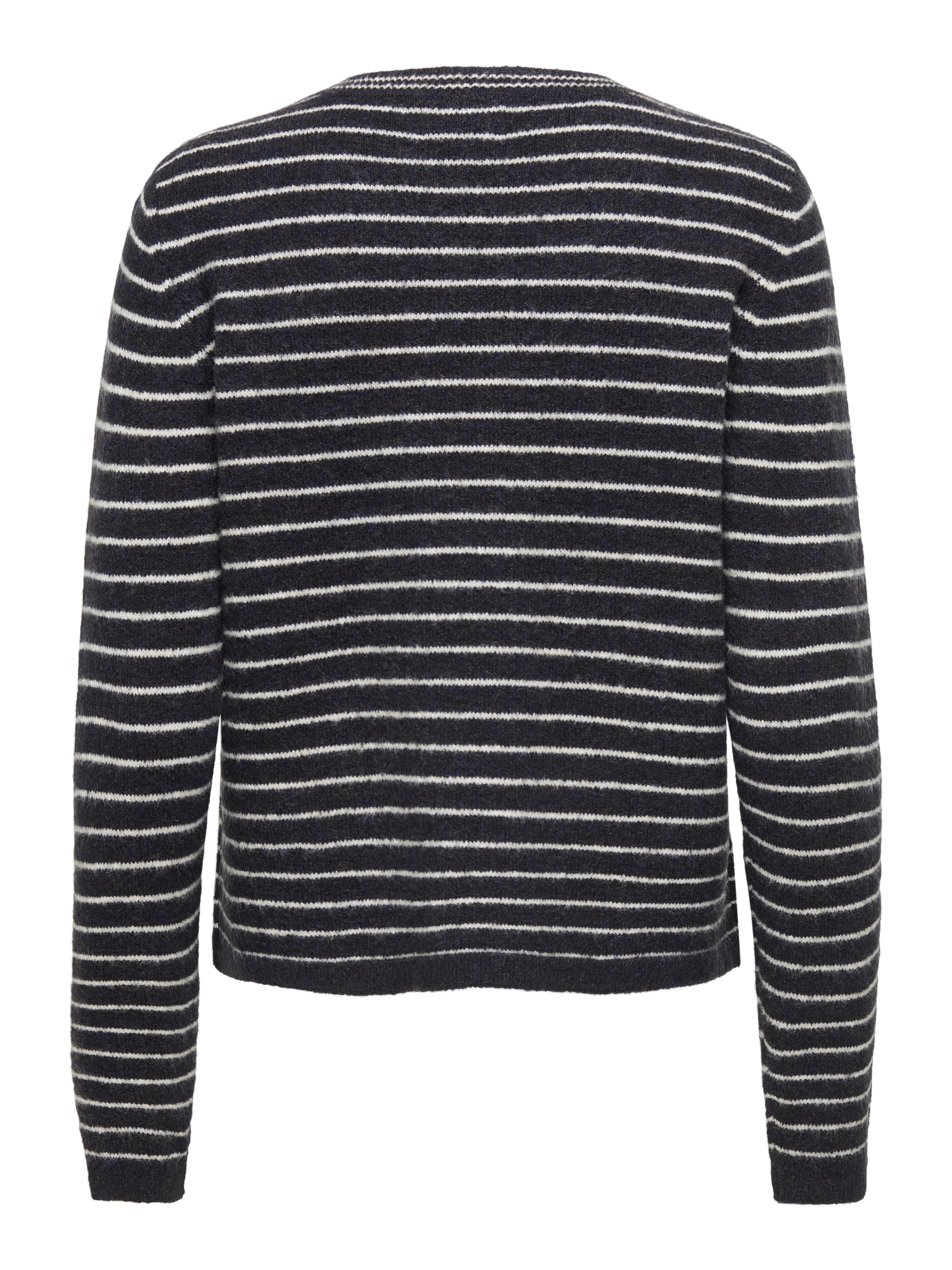 JDY Pull en tricot »JDYLUPI L/S O-NECK STRIPE PULLOVER KNT« mélange de matériaux