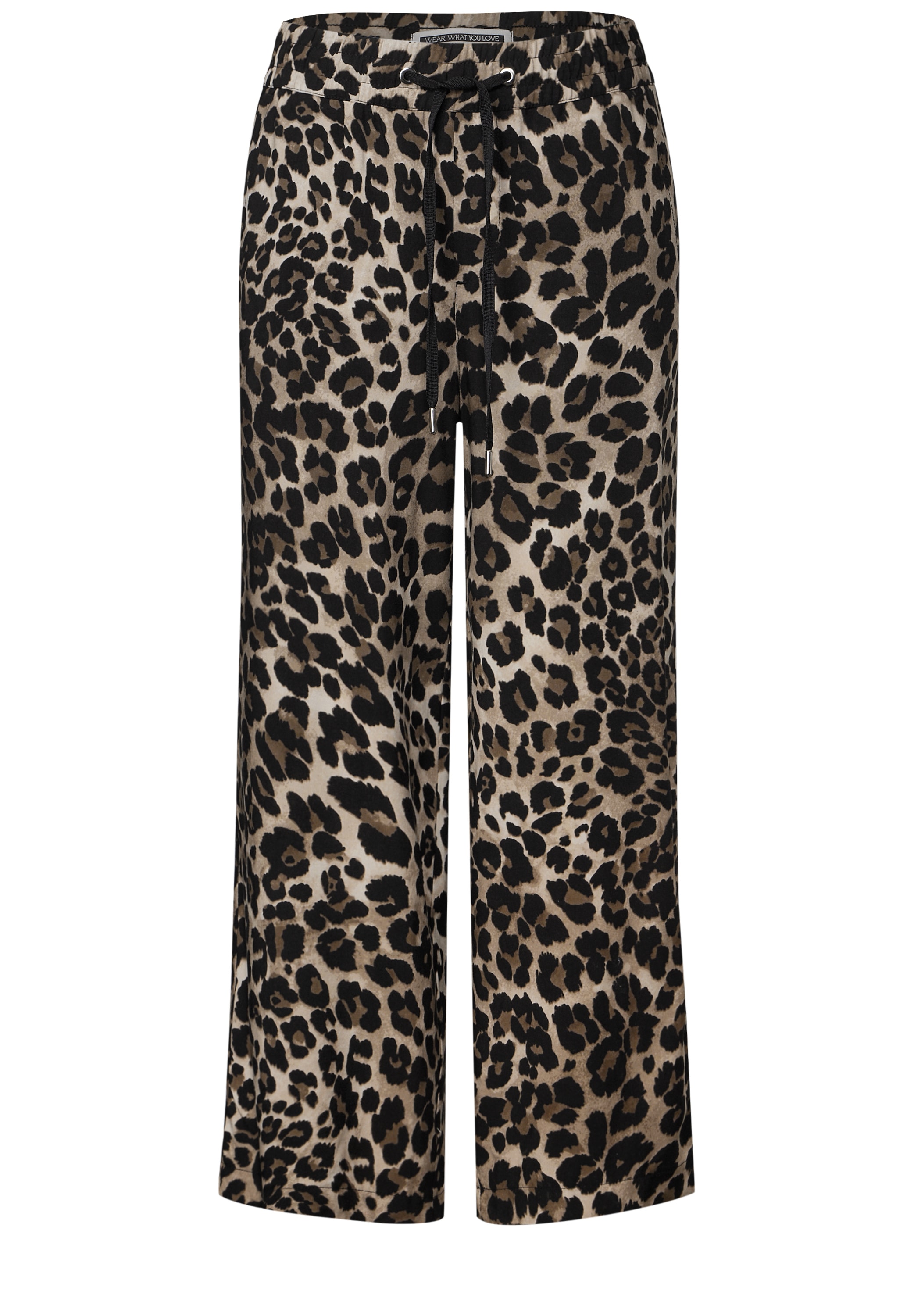 STREET ONE Pantalon en tissu »Style Emee«  Sommerhose mit elastischem Bund und Tunnelzug, mit grafischem Muster