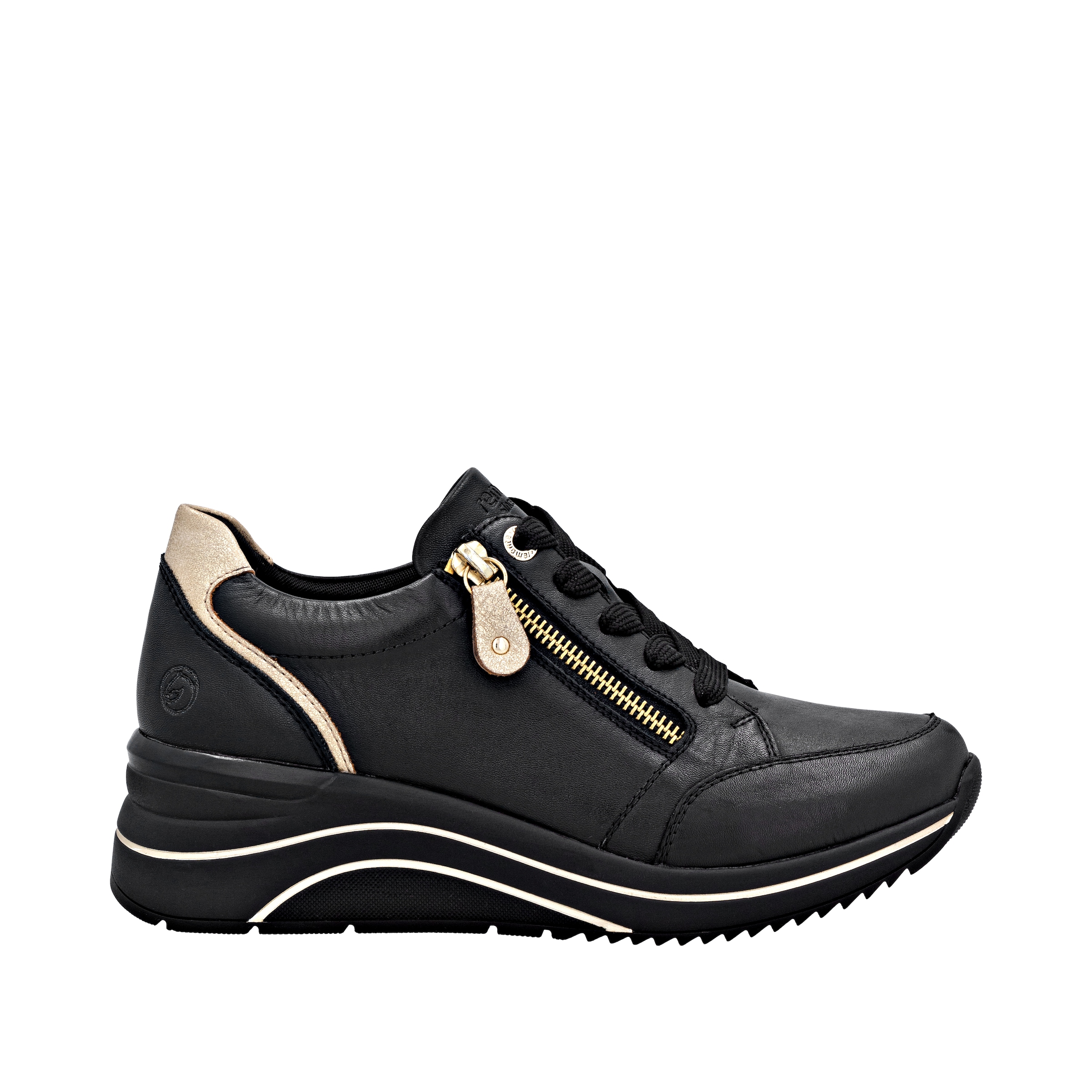 Remonte Baskets compensées  , chaussure de loisirs, chaussure basse, chaussure à lacets avec membrane Rieker TEX