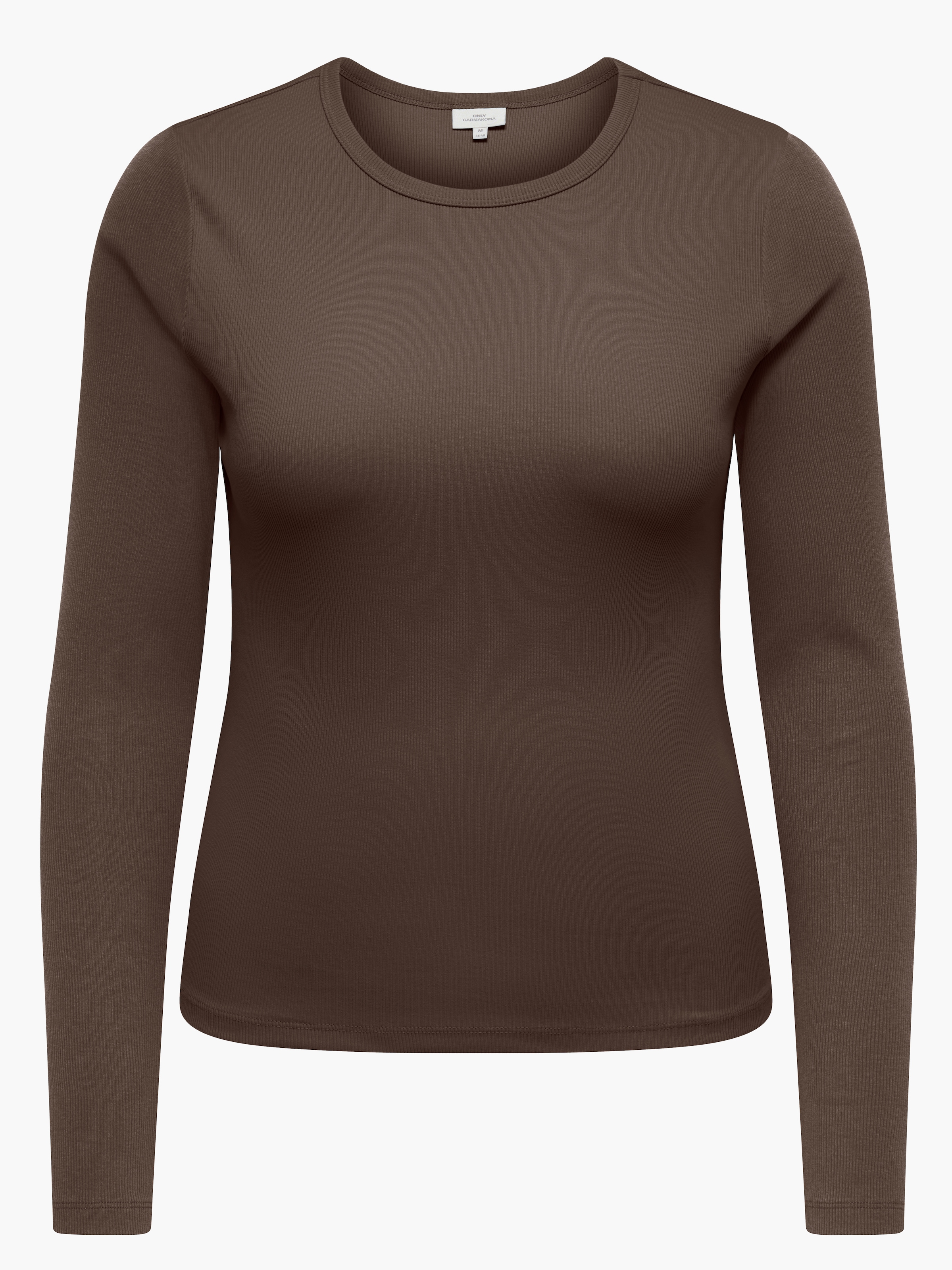 ONLY CARMAKOMA Langarmshirt »CARVAL L/S O-NECK TOP JRS NOOS« Baumwollmischung, regular fit