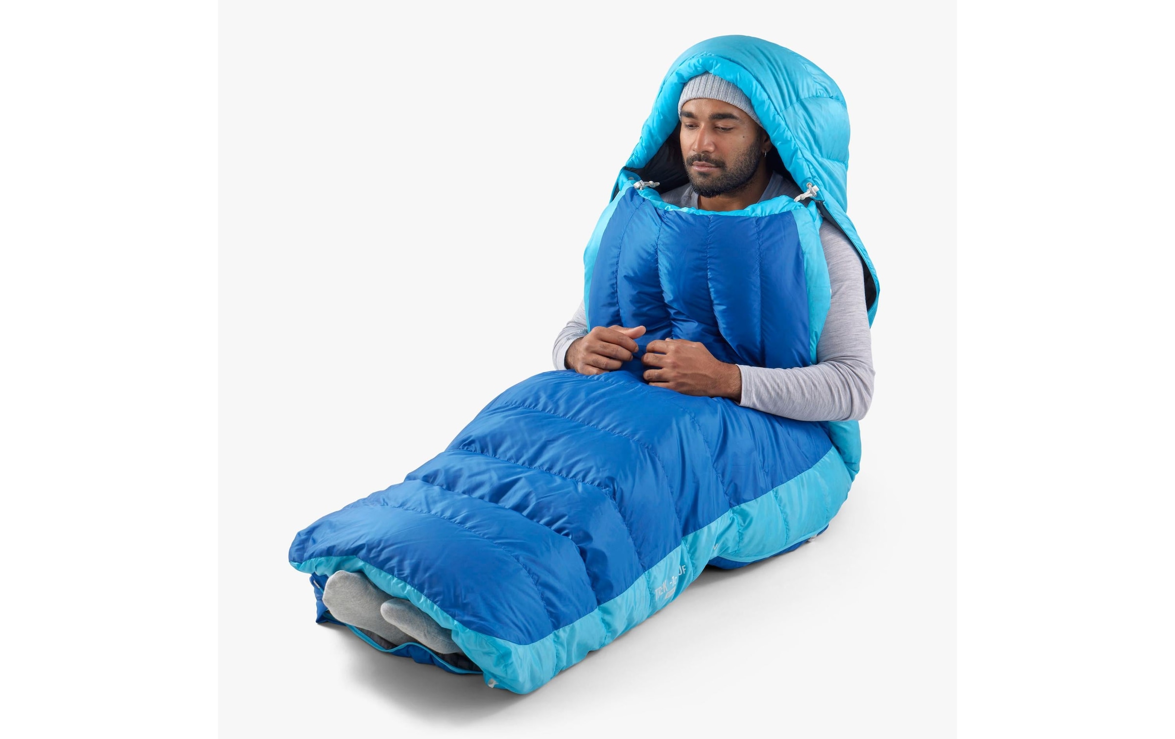 sea to summit Sac de couchage »Schlafsack Down Sleeping Bag L, Snorkel Blue« Komfortabler Daunenschlafsack in Mumienform für kalte Nächte