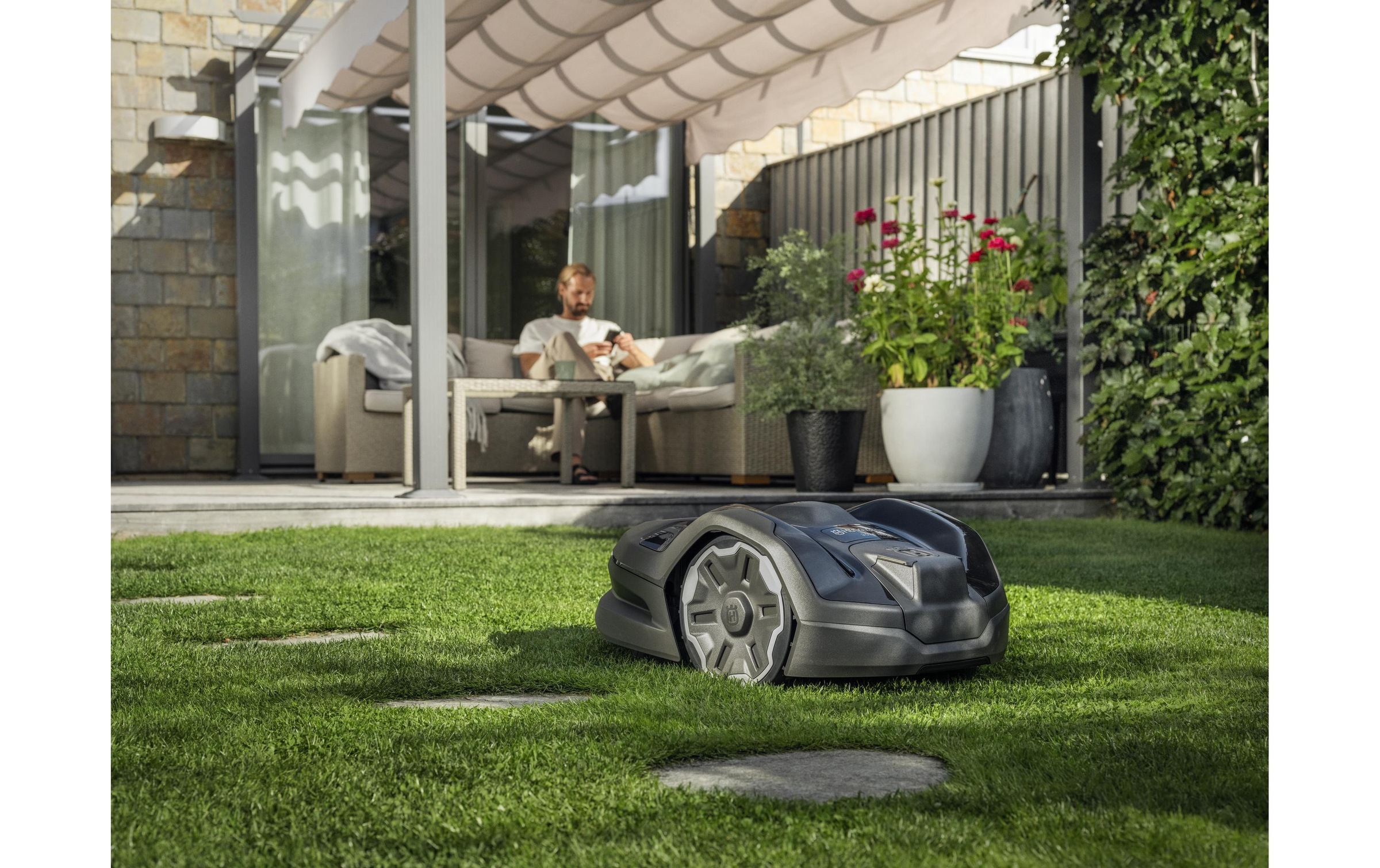 Husqvarna Robot tondeuse »305E NERA ohne Referenzstation 900 m²«  mit PIN-Code