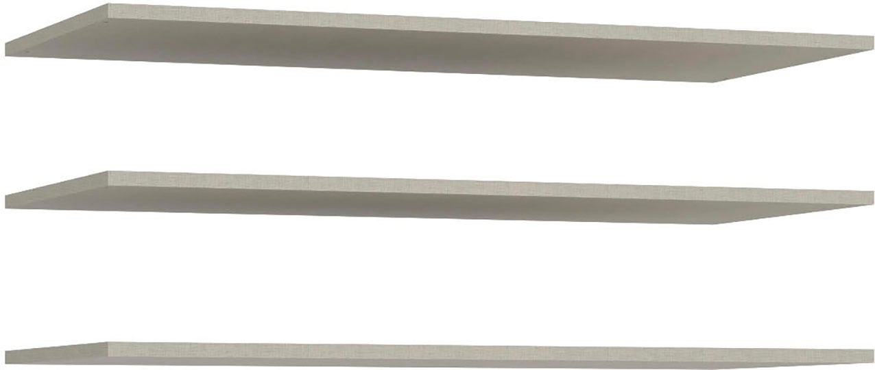 FORTE Tablette de rangement Ensemble, 3 cuis tlg. jeu de 3 tablettes, commande optionnelle, structure textile