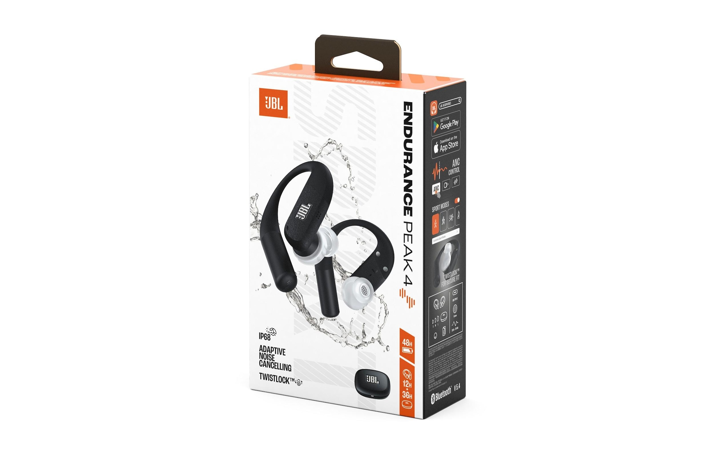 iRobot Écouteurs intra-auriculaires sans fil »Endurance PEAK 4« Active Noise Cancelling (ANC) | connexion multipoint | fonction mains libres écouteurs sportifs True Wireless