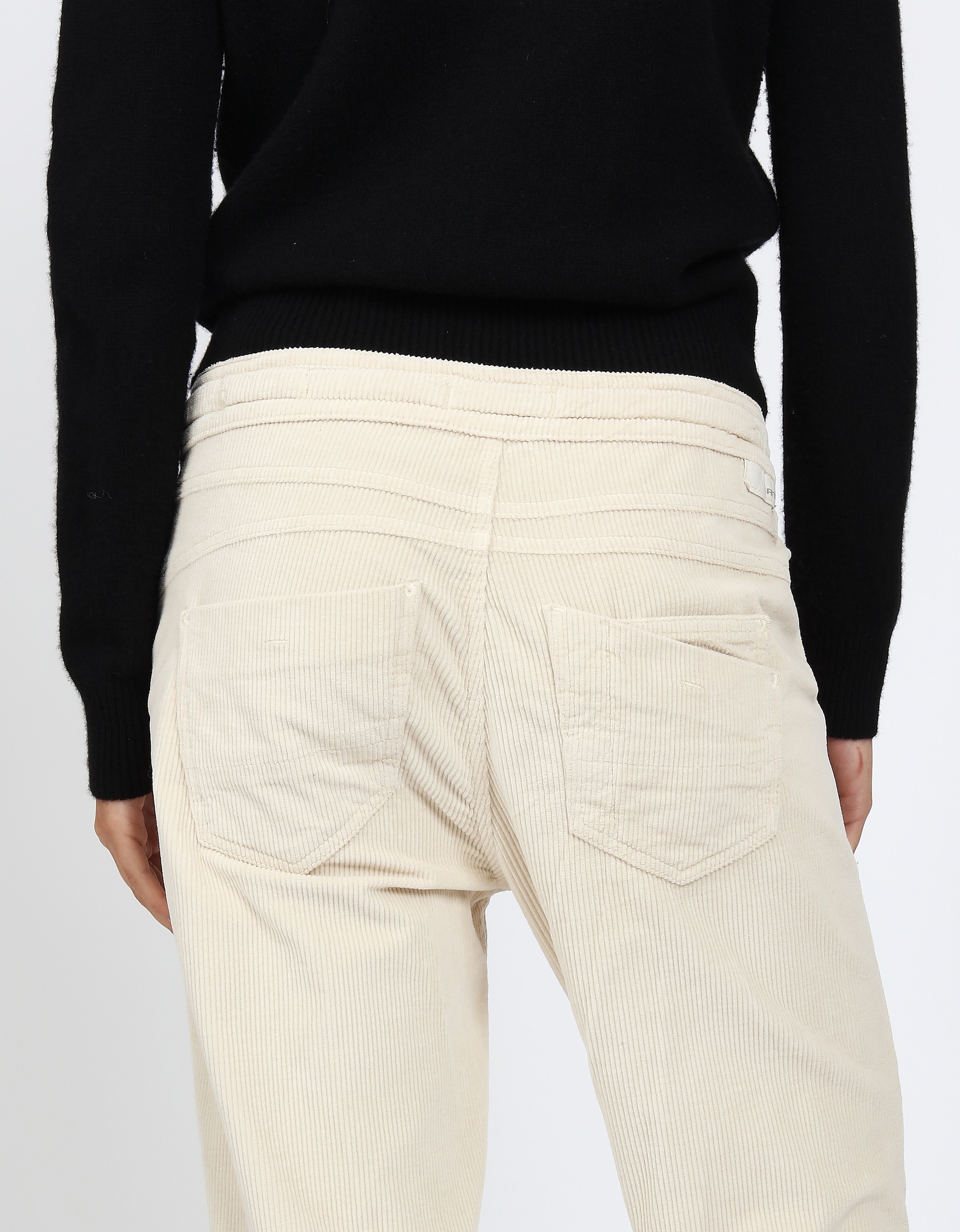 GANG Pantalon en velours côtelé »94AMELIE JOGGER«  mit Tunnelzug am Bund