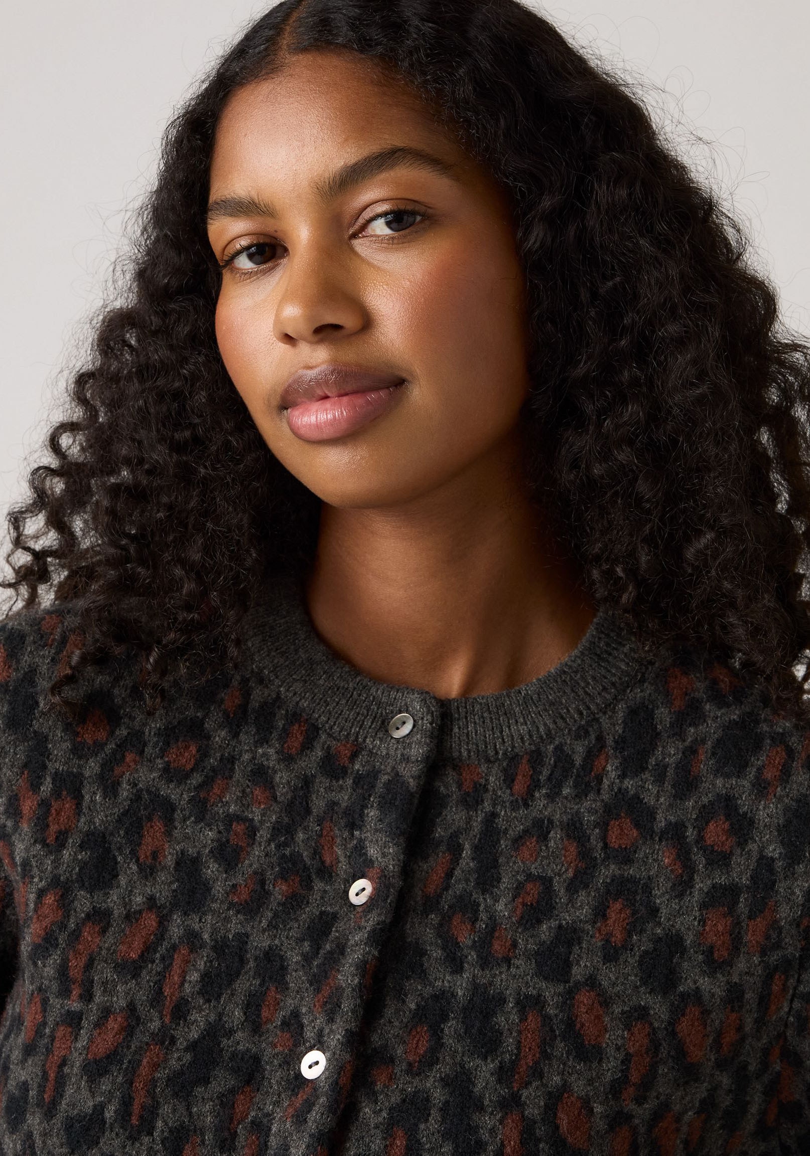 Levi's® Strickjacke »TARA WOOLY CARDIG« mit Animal-Muster