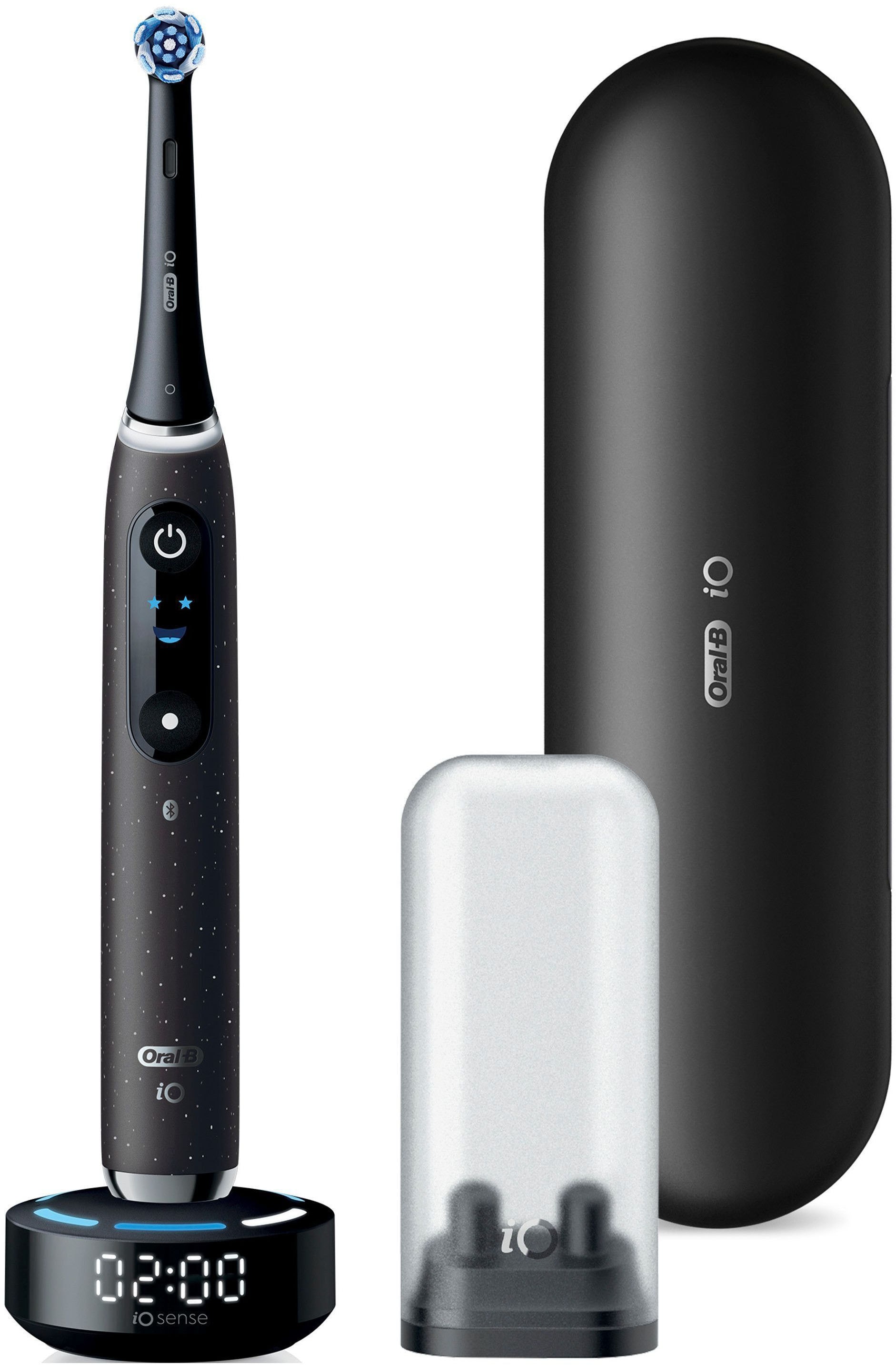 Oral-B Elektrische Zahnbürste »Oral-B iO Series 10« 1 Stk. Aufsteckbürsten iO Sense Zahnputz-Coach | Schnellladestation | Langanhaltender Akku