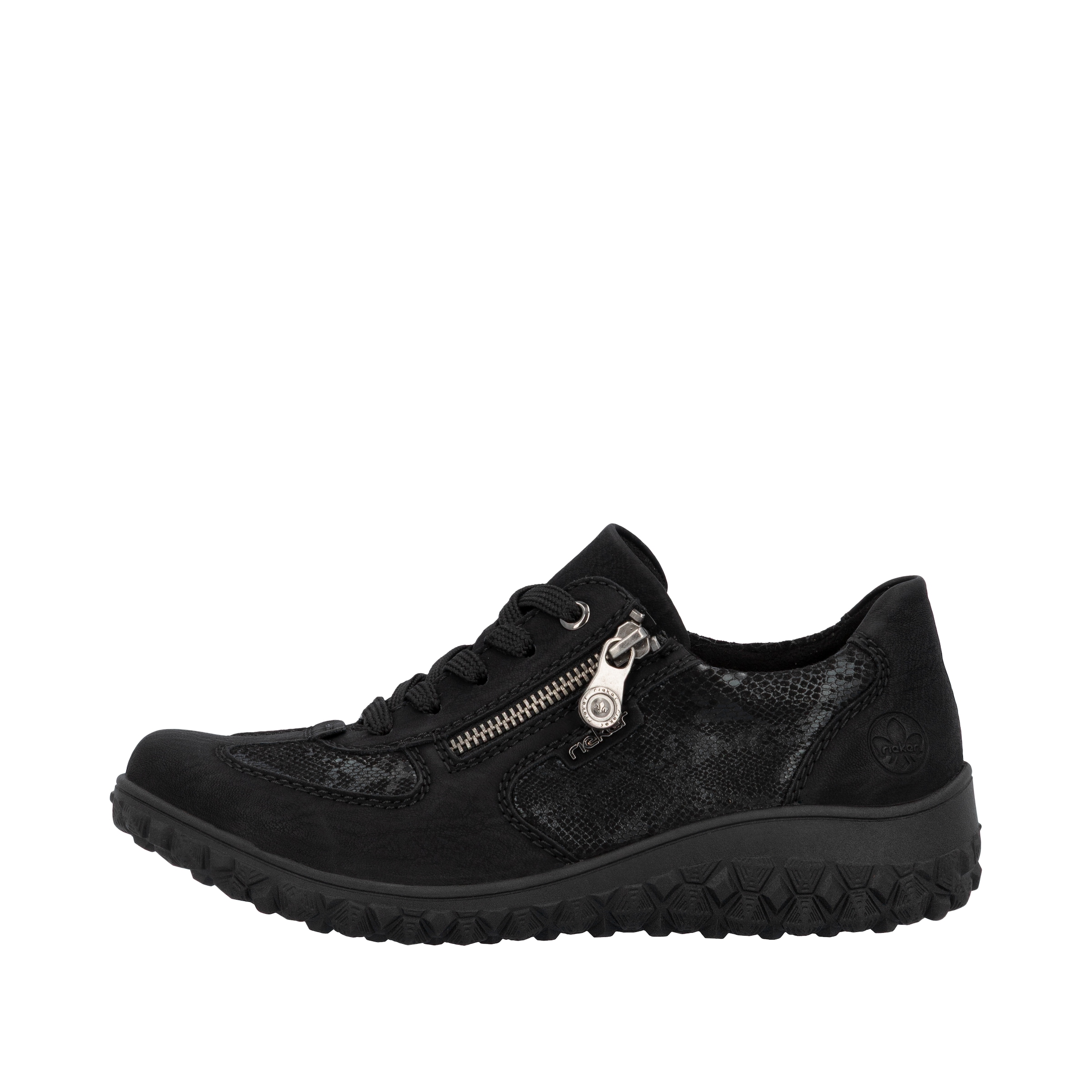 Rieker Baskets compensées  Schnürschuh, Halbschuh, Freizeitsneaker mit Reissverschluss
